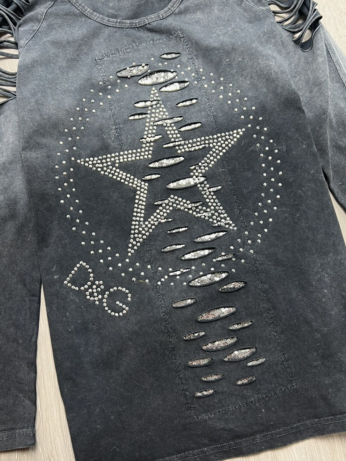 Dolce & Gabbana Dolce Gabbana vintage avant-garde y2k long sleeve Size L / US 10 / IT 46 - 2 Thumbnail