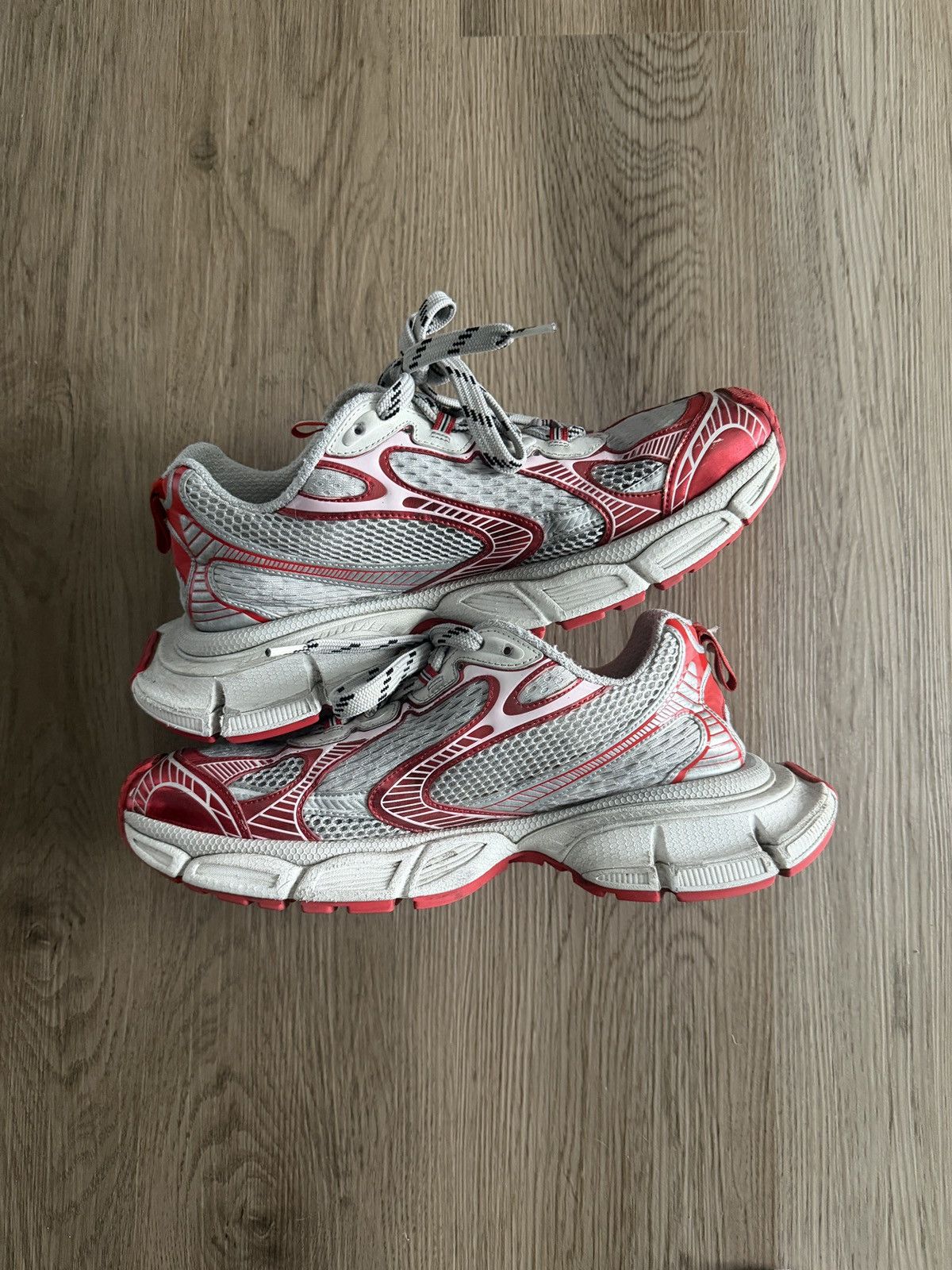 Balenciaga Balenciaga 3XL Runner Red/Silver Size 44 Size US 11 / EU 44 - 2 Thumbnail