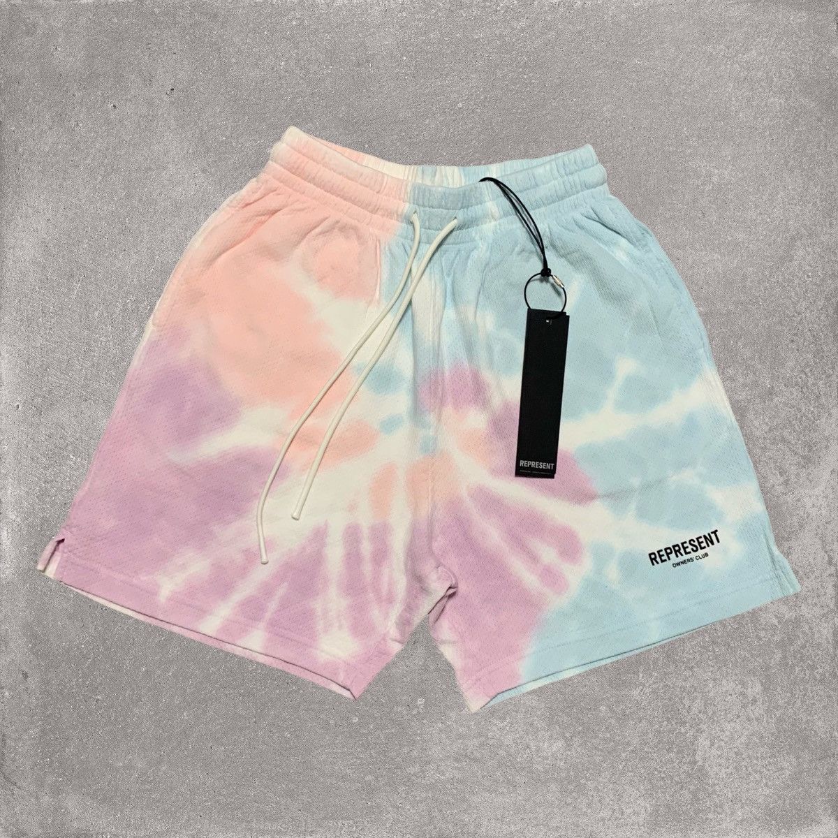 Represent Clo. Represent Owners Club Small Mesh Shorts Tie Dye White Size US 30 / EU 46 - 1 Thumbnail