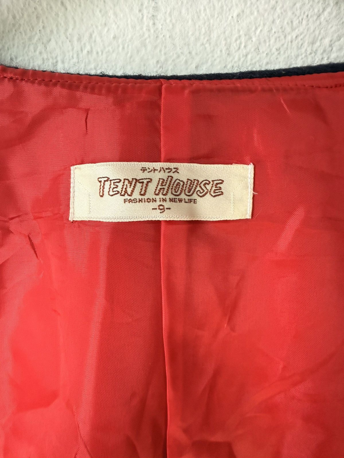 Japanese Brand JAPAN BRAND TENT HOUSE VARSITY JACKET WITH HOODIES ZIPPER Size US S / EU 44-46 / 1 - 7 Thumbnail