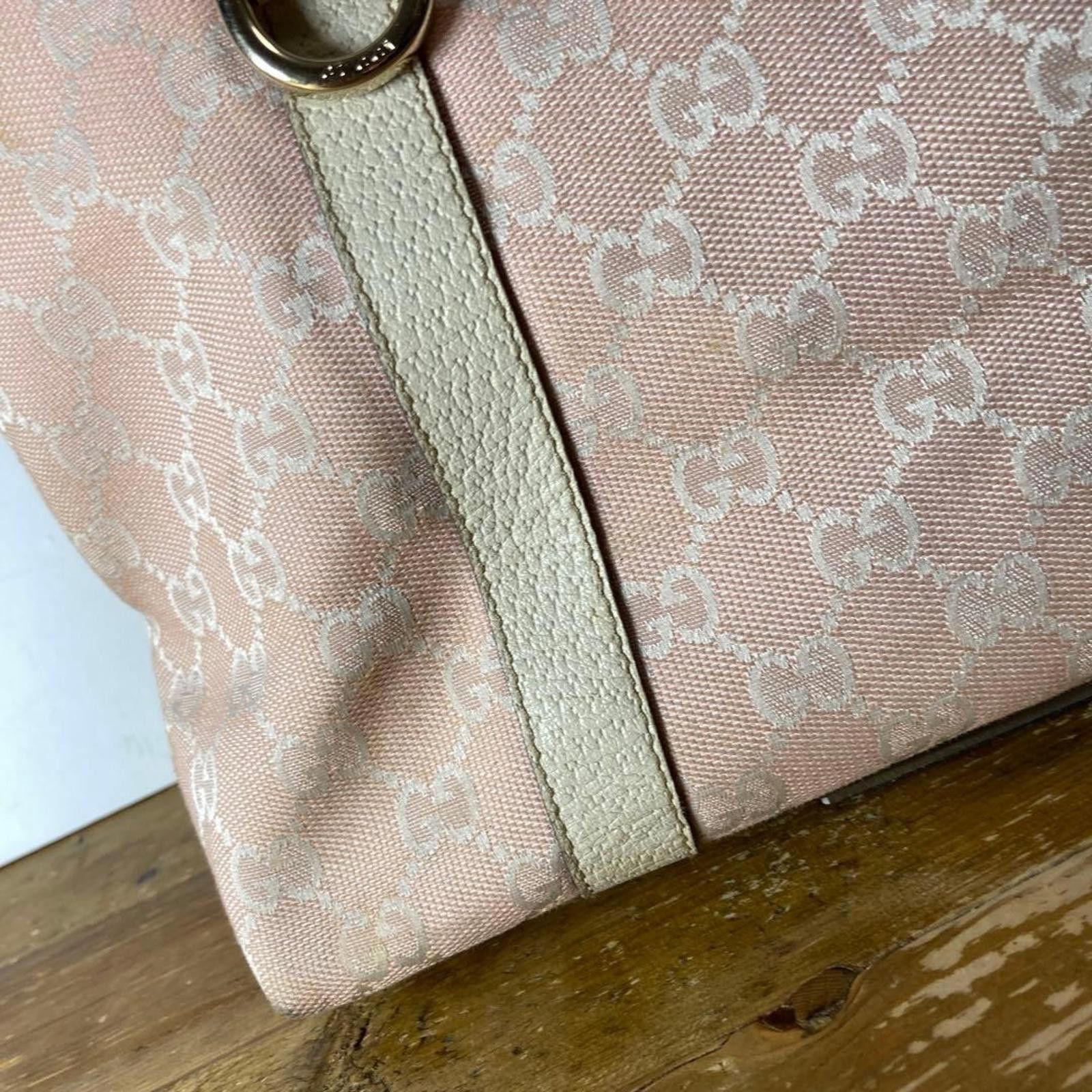 Gucci Gucci - Pink Monogram Tote Bag Size ONE SIZE - 5 Thumbnail