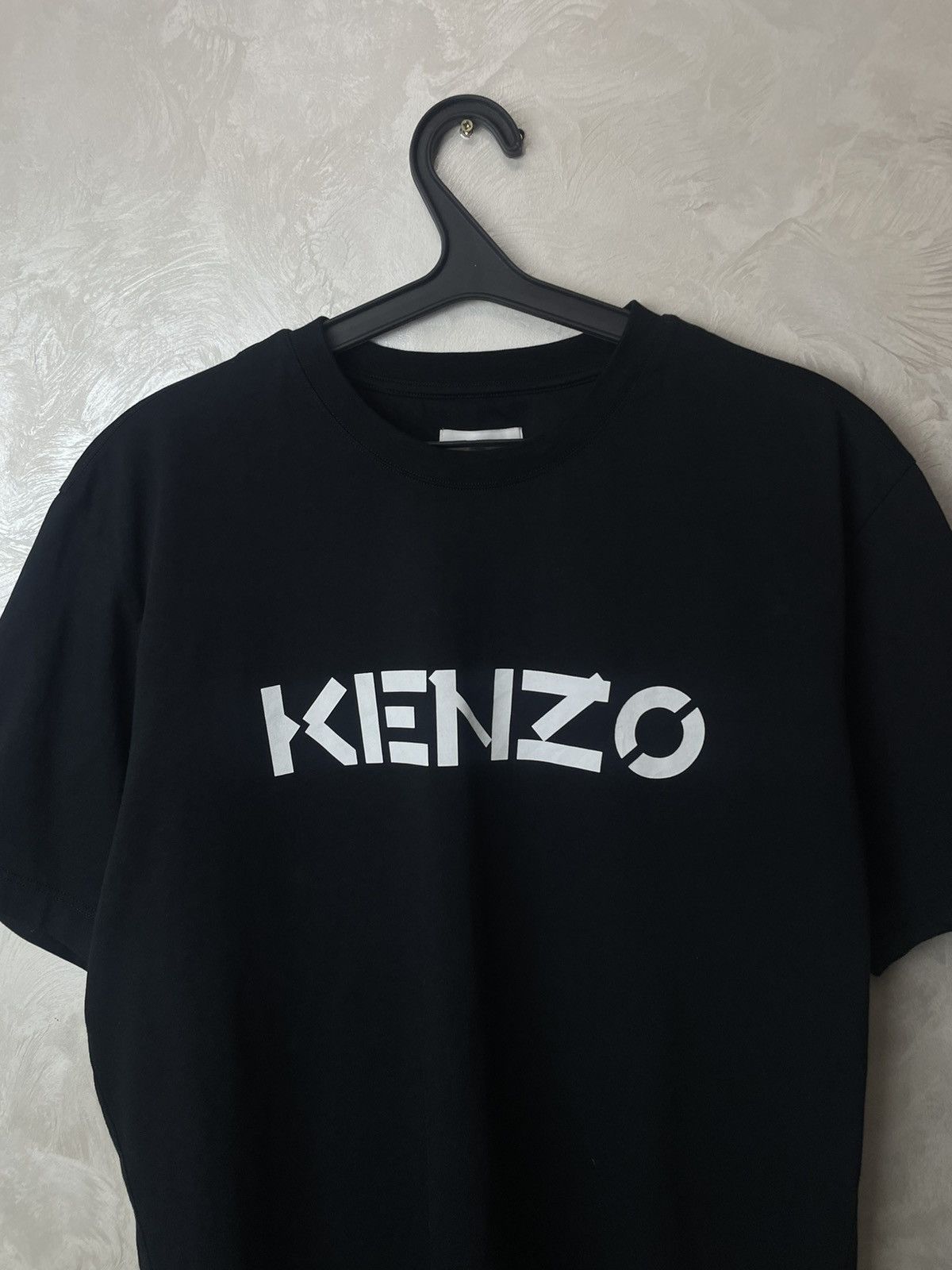 Kenzo Kenzo New Black Logo Shirt Men XL Size US XL / EU 56 / 4 - 2 Thumbnail