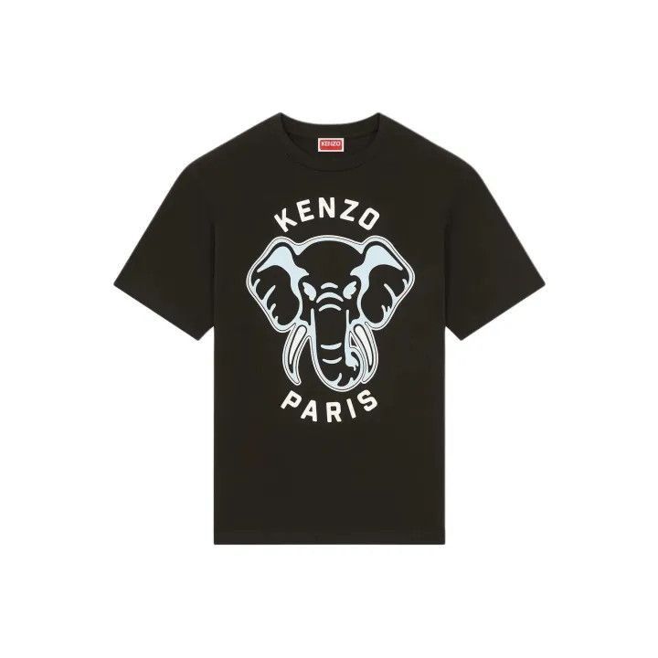 Kenzo Kenzo SS24 Elephant Print Short Sleeve T-Shirt -2507 Size US XXL / EU 58 / 5 - 1 Thumbnail