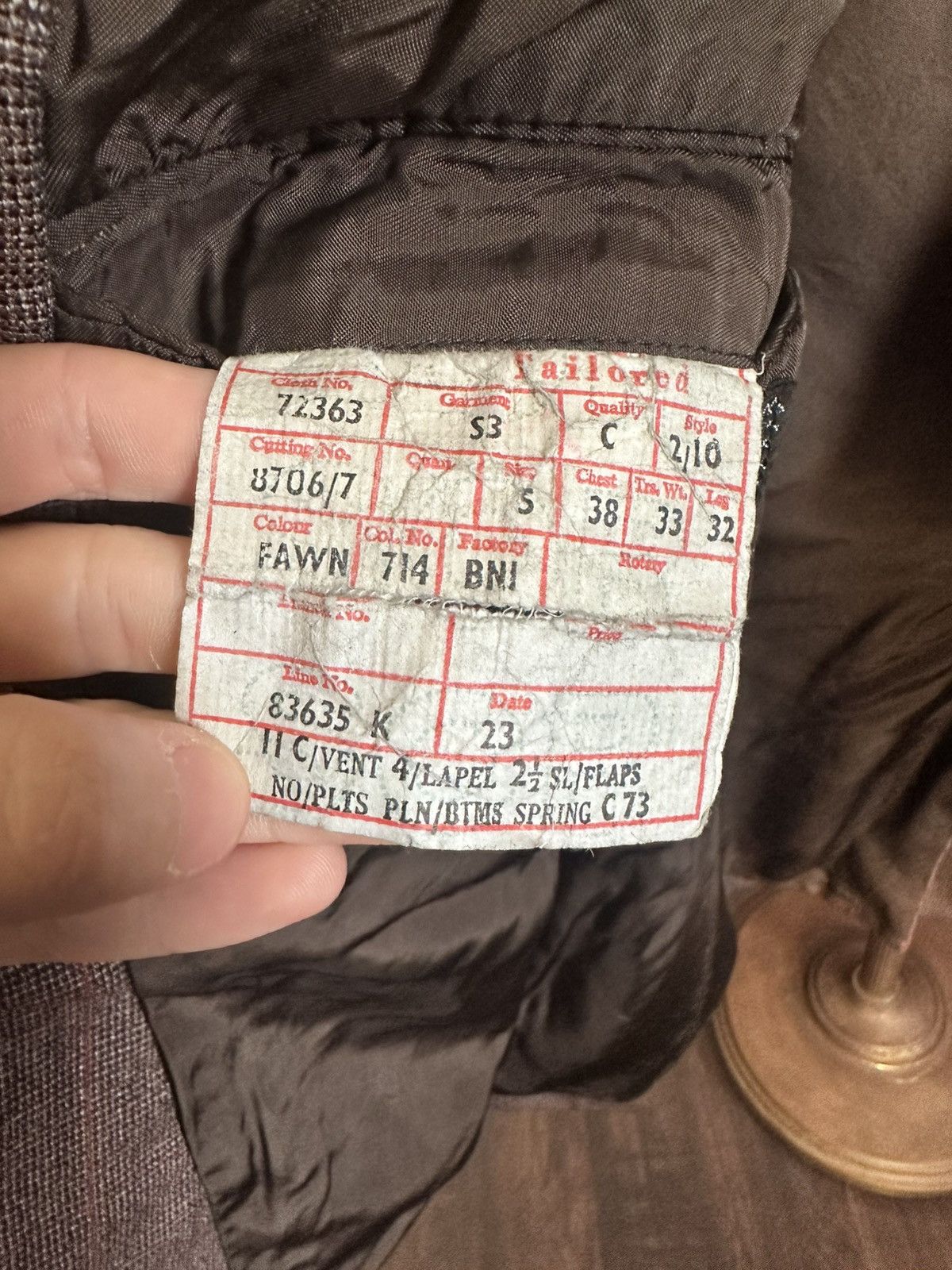 Burton BURTON vintage UK custom tailored check avant garde jacket Size 38R - 11 Thumbnail