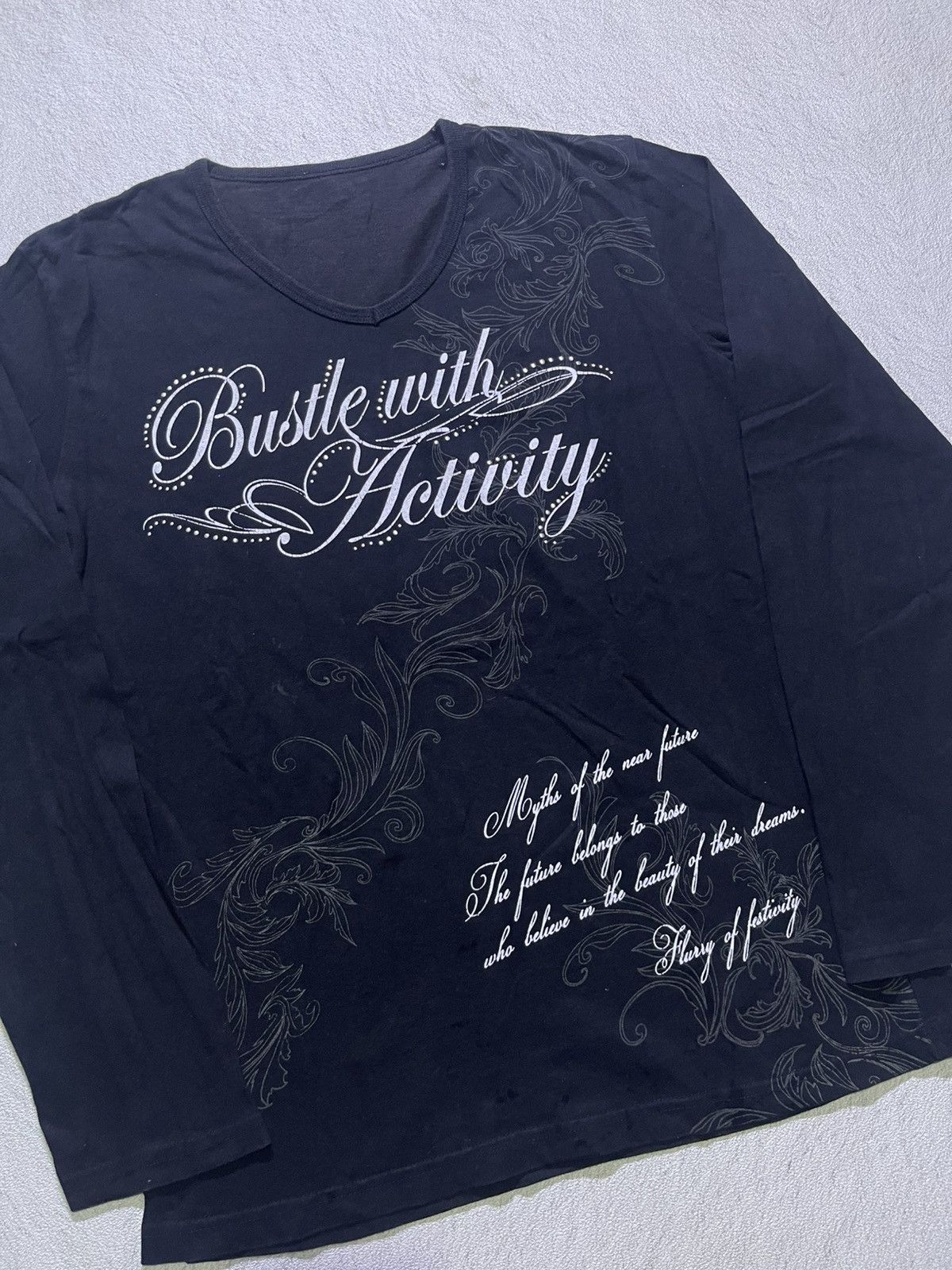 Japanese Brand Y2K BUSTYLE long sleeve tshirt Size US M / EU 48-50 / 2 - 2 Thumbnail