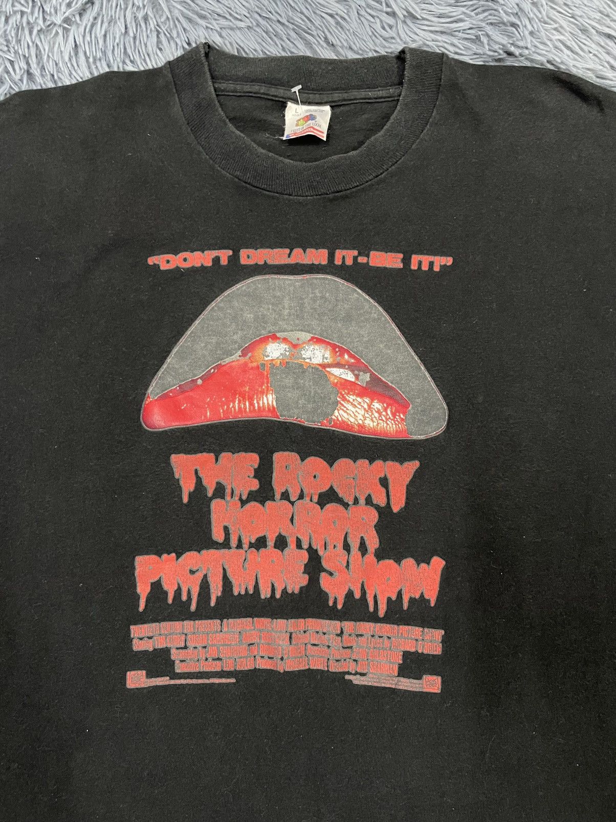 Vintage Vtg 90s The Rocky Horror Picture Show 1975 Tee Size US L / EU 52-54 / 3 - 2 Thumbnail
