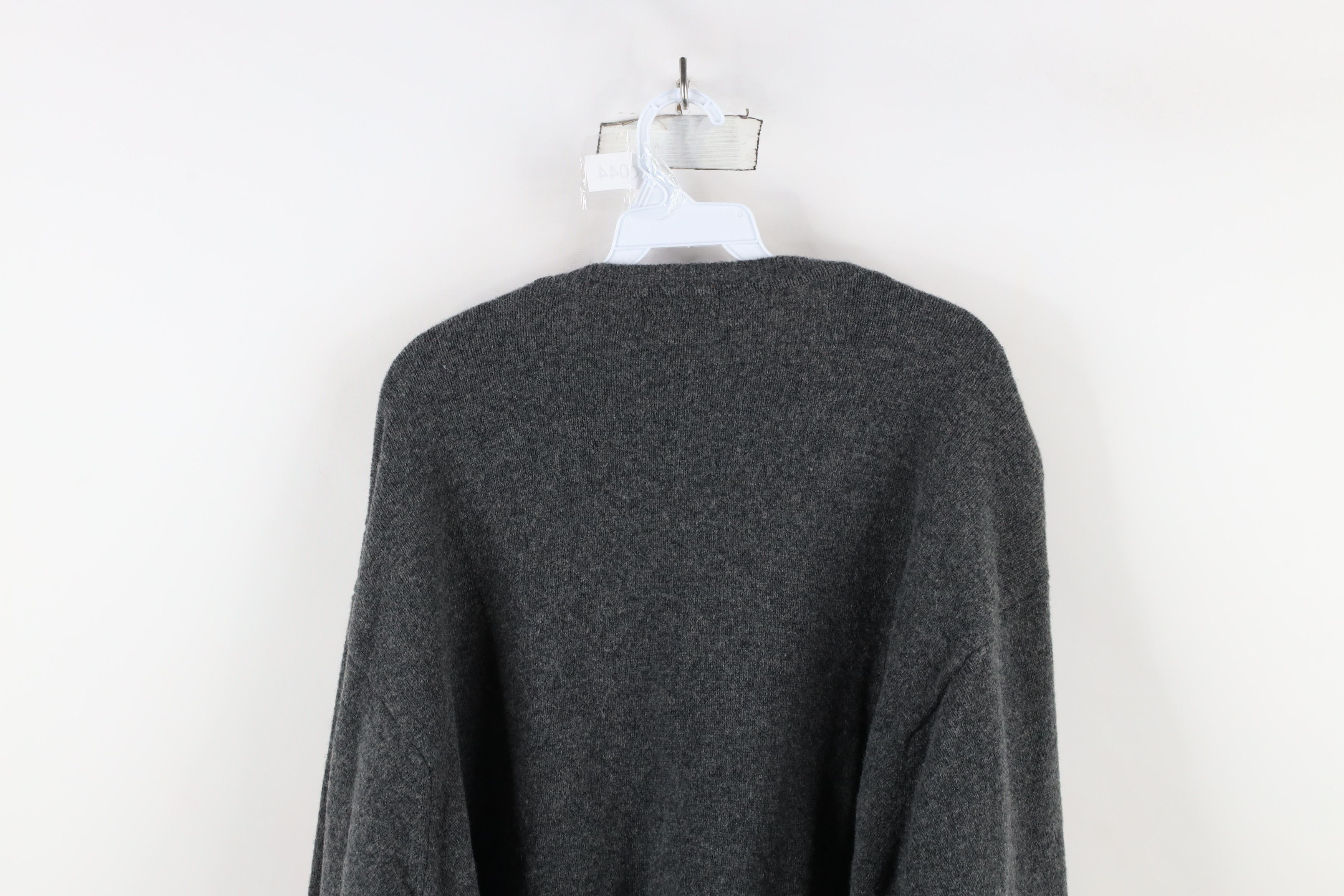Vintage Vintage 90s Streetwear Wool Cable Knit Crewneck Sweater Size US XXL / EU 58 / 5 - 9 Thumbnail