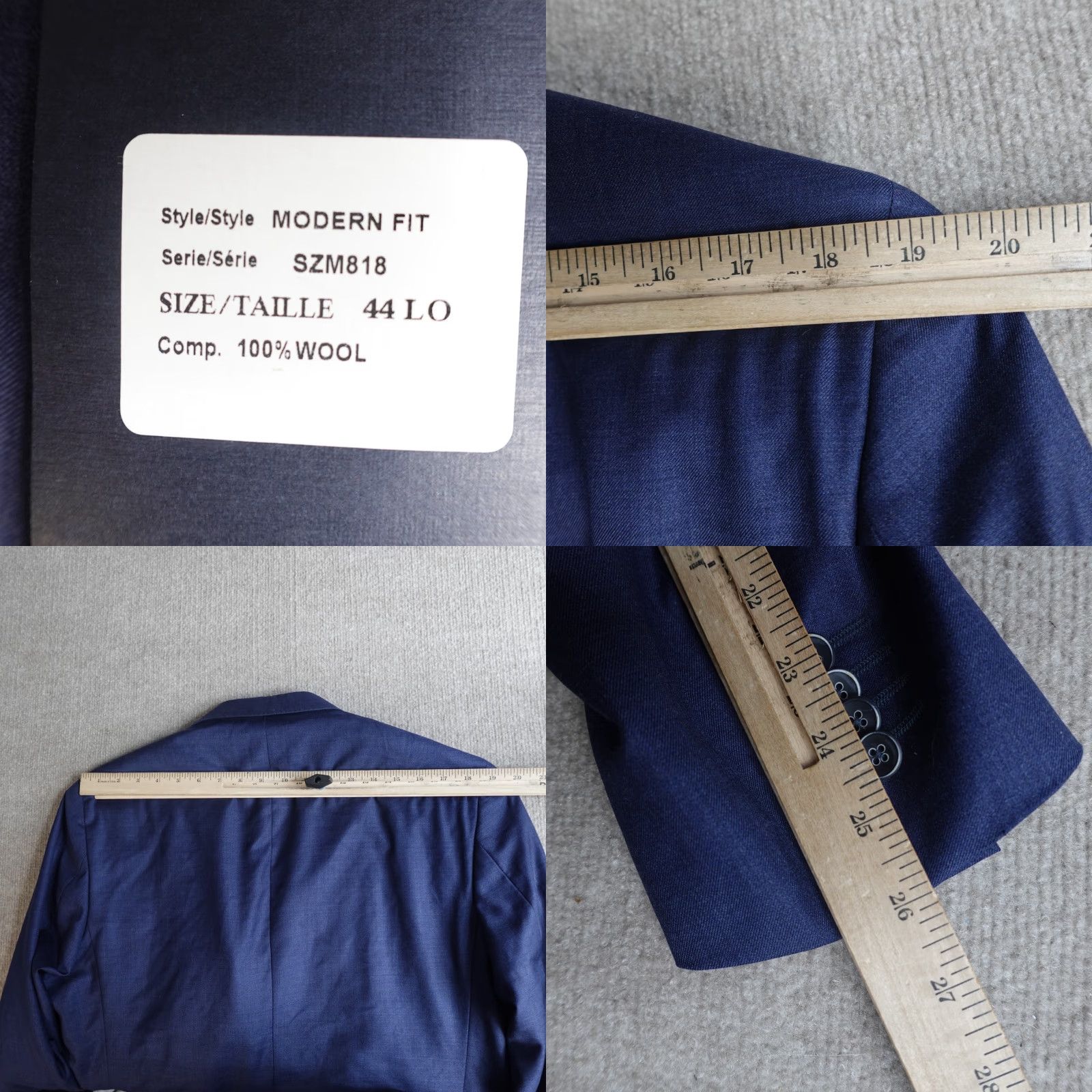 Ermenegildo Zegna Saks Fifth Ave Mens Jacket 44 Blue Ermenegildo Zegna Cloth 2 Button Flat Front Long New Jacket Coat Size US S / EU 44-46 / 1 - 8 Thumbnail