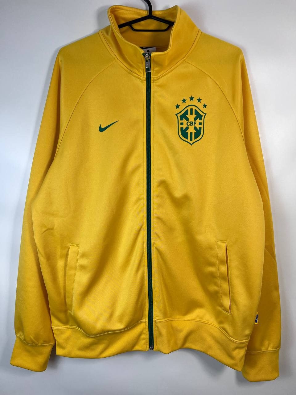 BRAZIL CBF 2014 NIKE 598255-703 JACKET TRAINING SIZE L