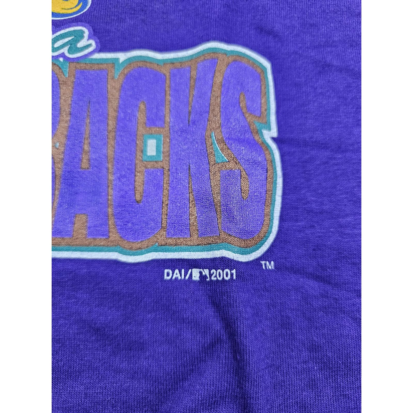 Gildan Arizona Diamondbacks World Series Champions 2001 T-Shirt 2XL Size US XXL / EU 58 / 5 - 3 Thumbnail