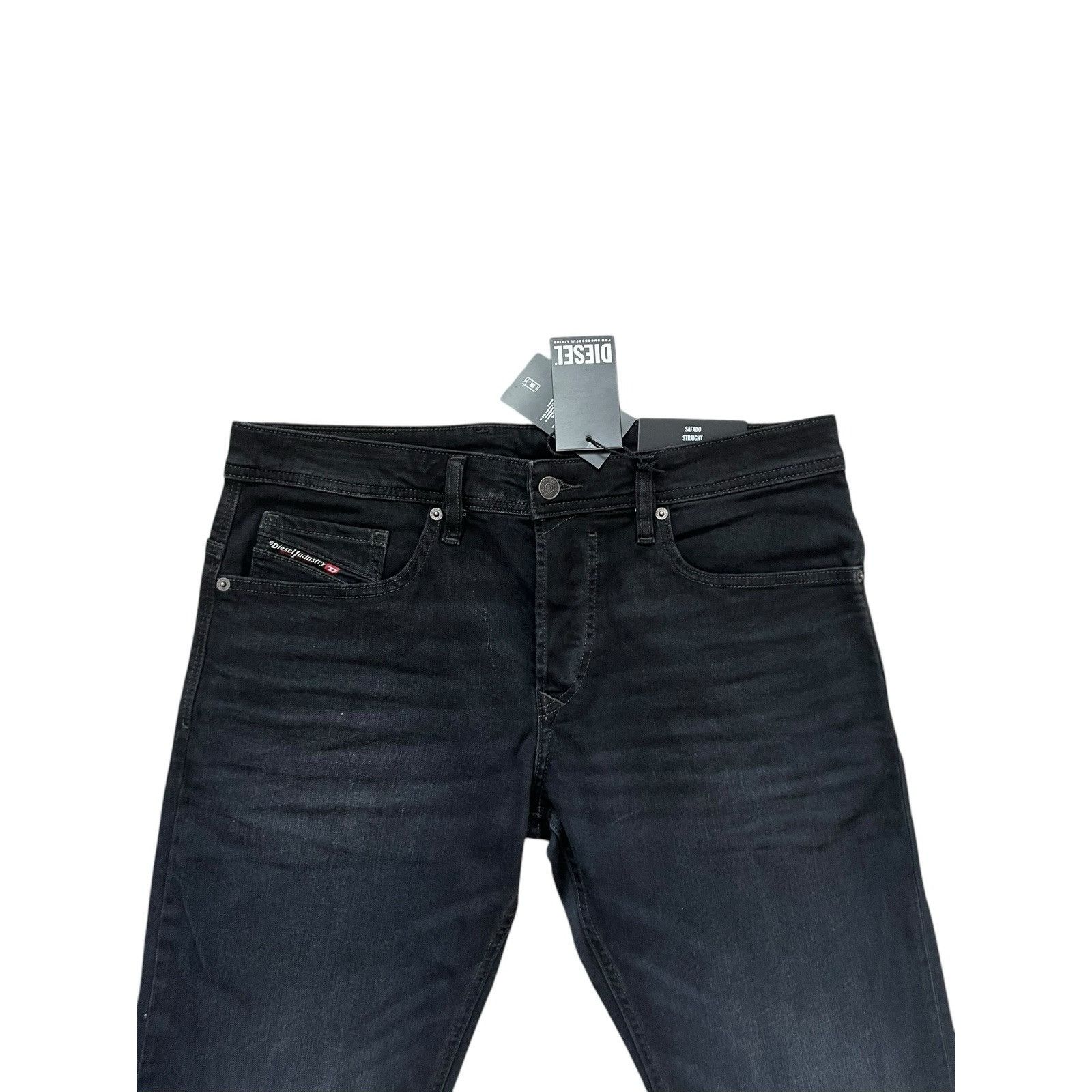 Diesel Diesel Mens Safado Straight Fit Jeans RB064 Black Size 34/32 Size US 34 / EU 50 - 2 Thumbnail