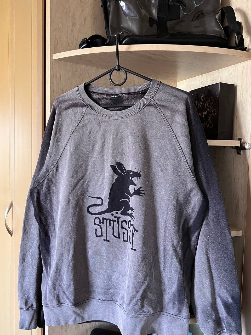 Stussy Custom Stussy Rat Sweatshirt Sun Faded Thrash Rain Defender Size US L / EU 52-54 / 3 - 2 Thumbnail