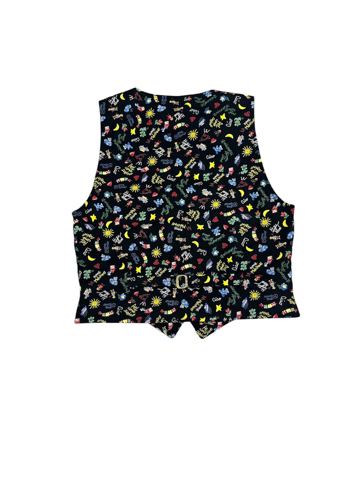 Moschino Vintage Moschino WaistCoat Vest Full Print Design Size M / US 6-8 / IT 42-44 - 2 Thumbnail