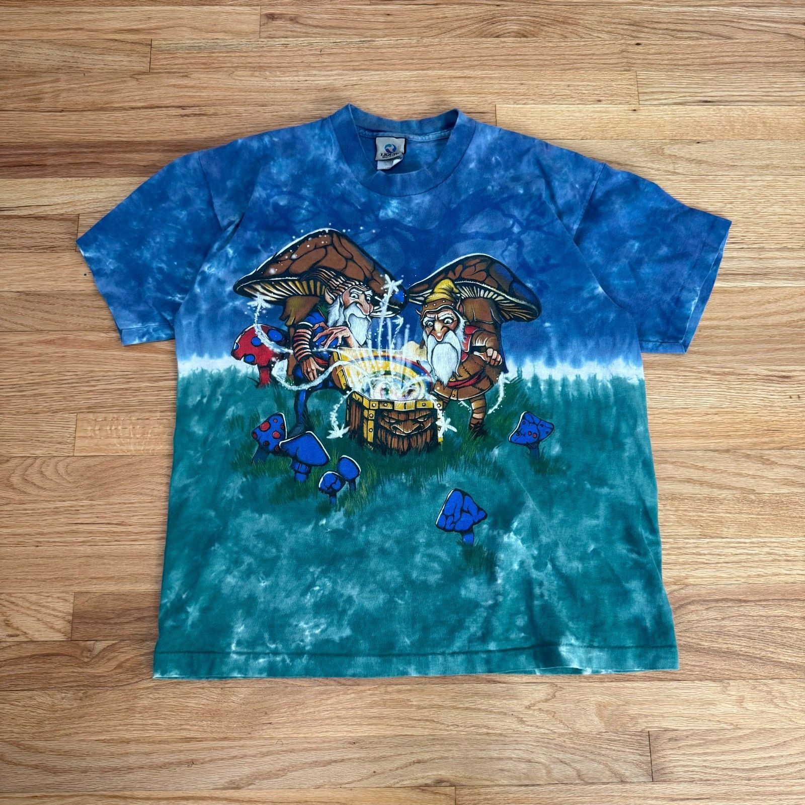 Grateful Dead × Liquid Blue Vintage 90's Liquid Blue Magic Mushroom Grateful Dead Size US L / EU 52-54 / 3 - 1 Thumbnail