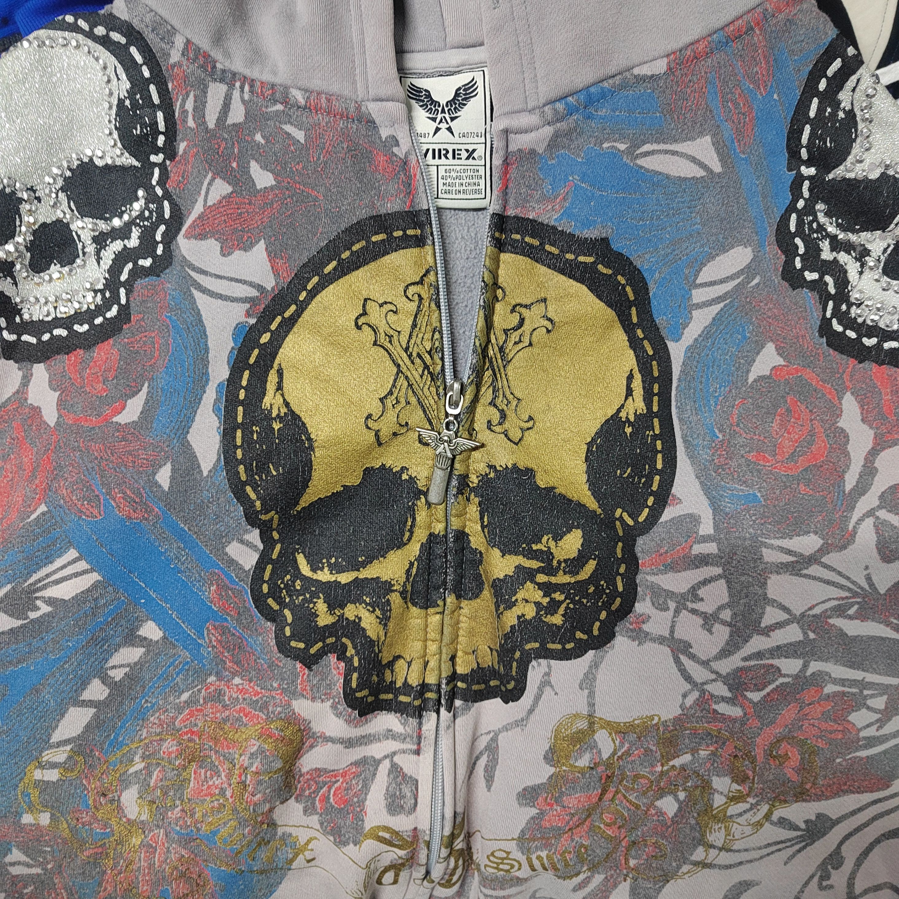 Avirex avirex jessie style skull zipup hoodie Size US L / EU 52-54 / 3 - 5 Thumbnail