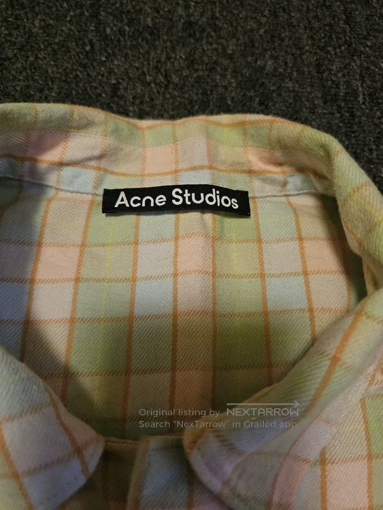 Acne Studios Acne Studios Plaid shirt jacket, fresh macaron color schem Size M / US 6-8 / IT 42-44 - 4 Thumbnail