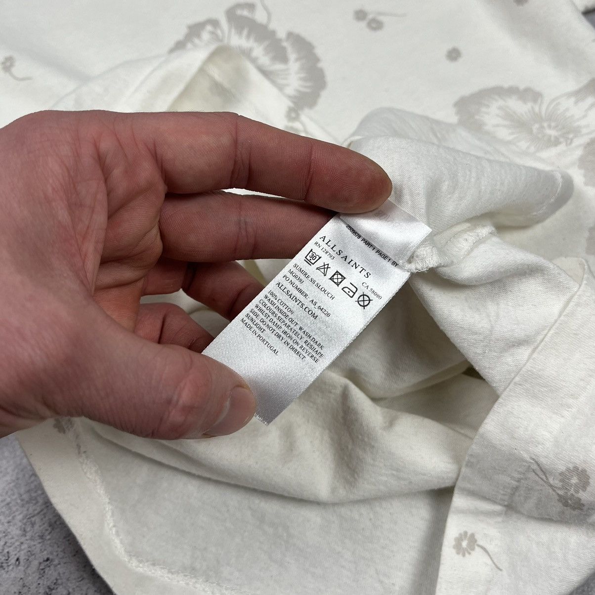 Allsaints Designer Allsaints flower tee Size US S / EU 44-46 / 1 - 10 Thumbnail