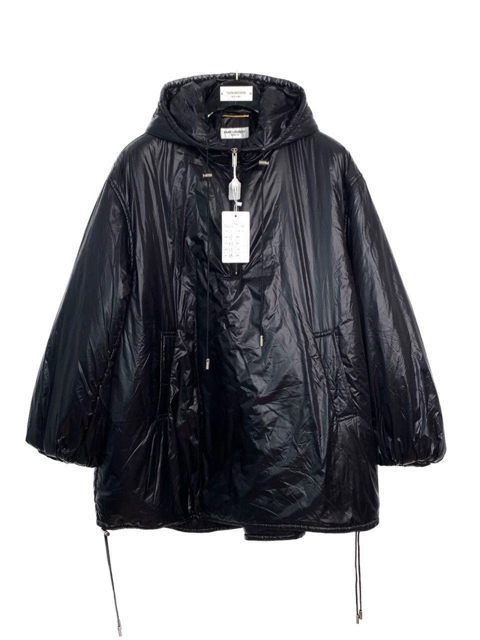 Saint Laurent Paris Logo hooded zipper jacket