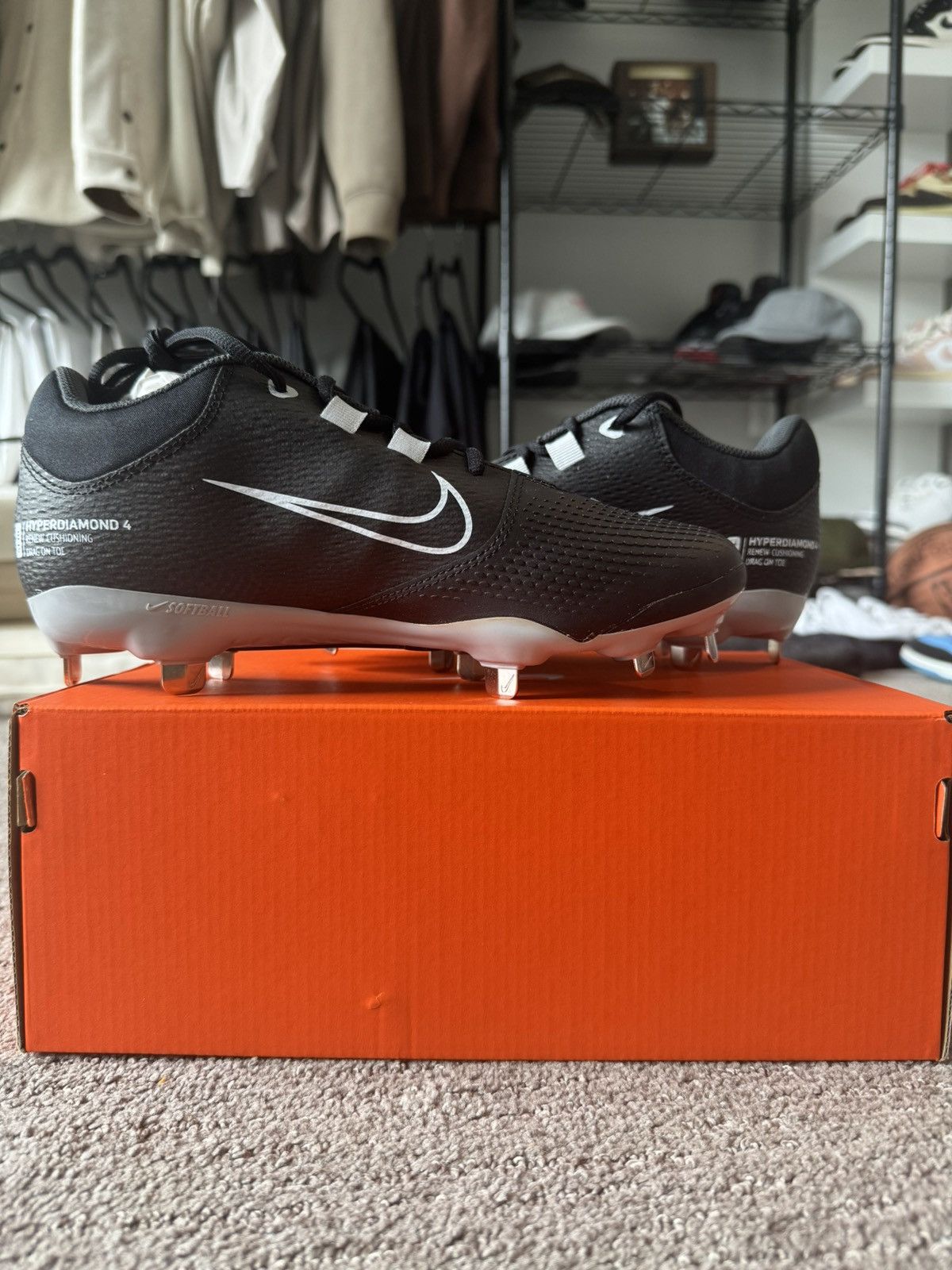 Nike Nike Hyperdiamond 4 Pro Cleats Size US 8.5 / IT 38.5 - 2 Thumbnail