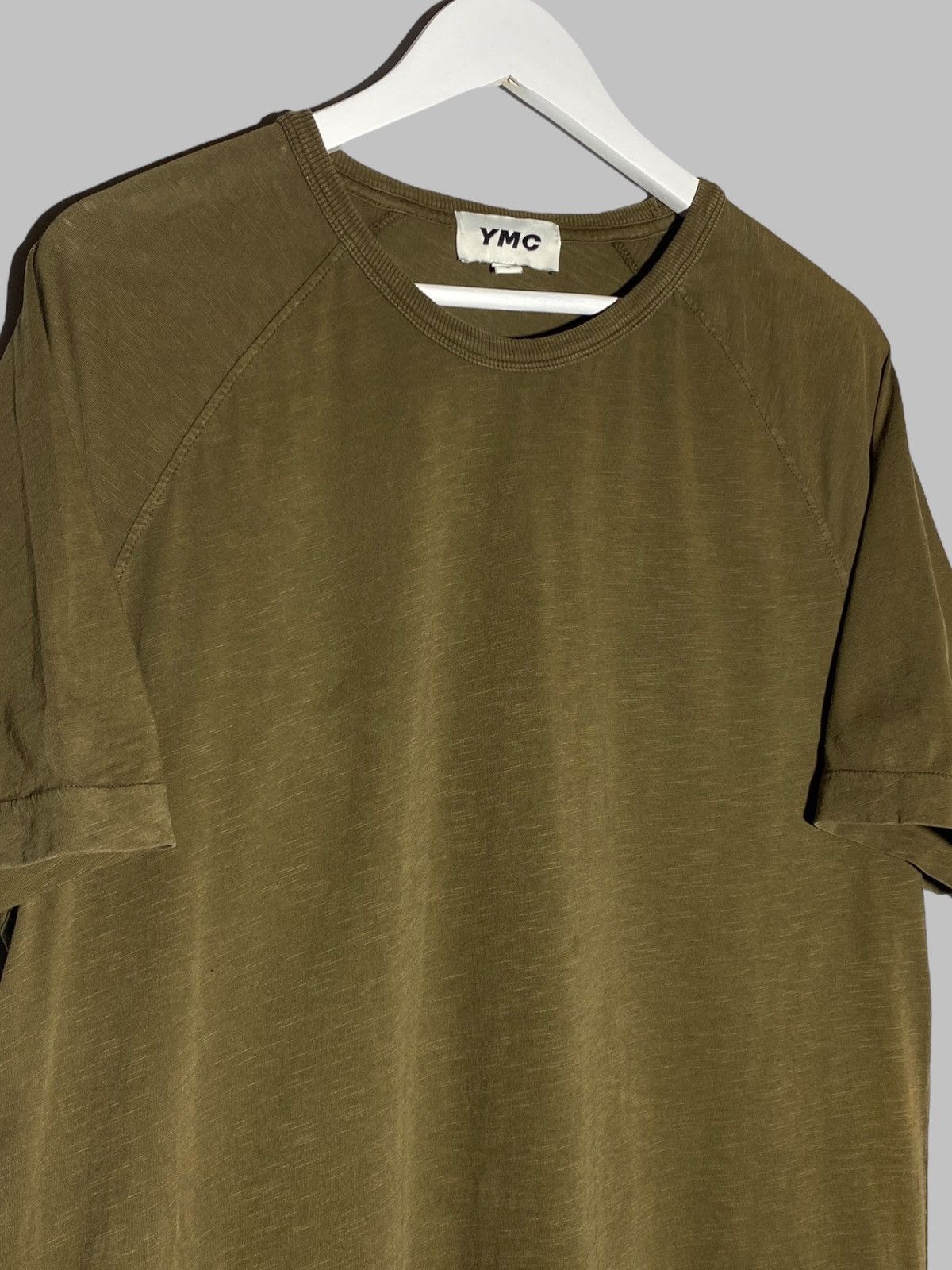 YMC YMC Organic Cotton Tee in Military Green Luxe Essential Size US L / EU 52-54 / 3 - 3 Thumbnail