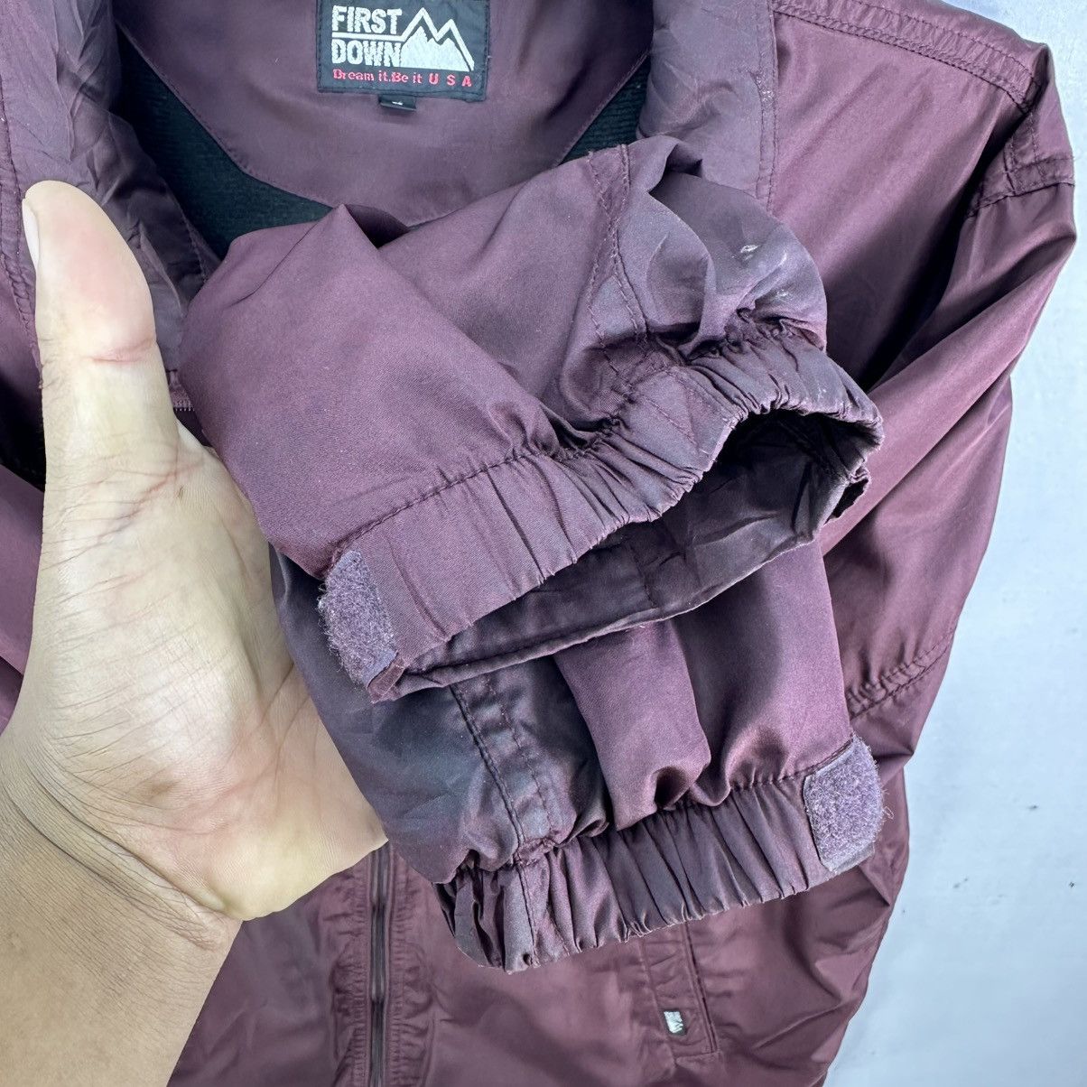 Japanese Brand Vintage 90's First Down America Outdoor Brand Zipper Jacket Size US M / EU 48-50 / 2 - 11 Thumbnail