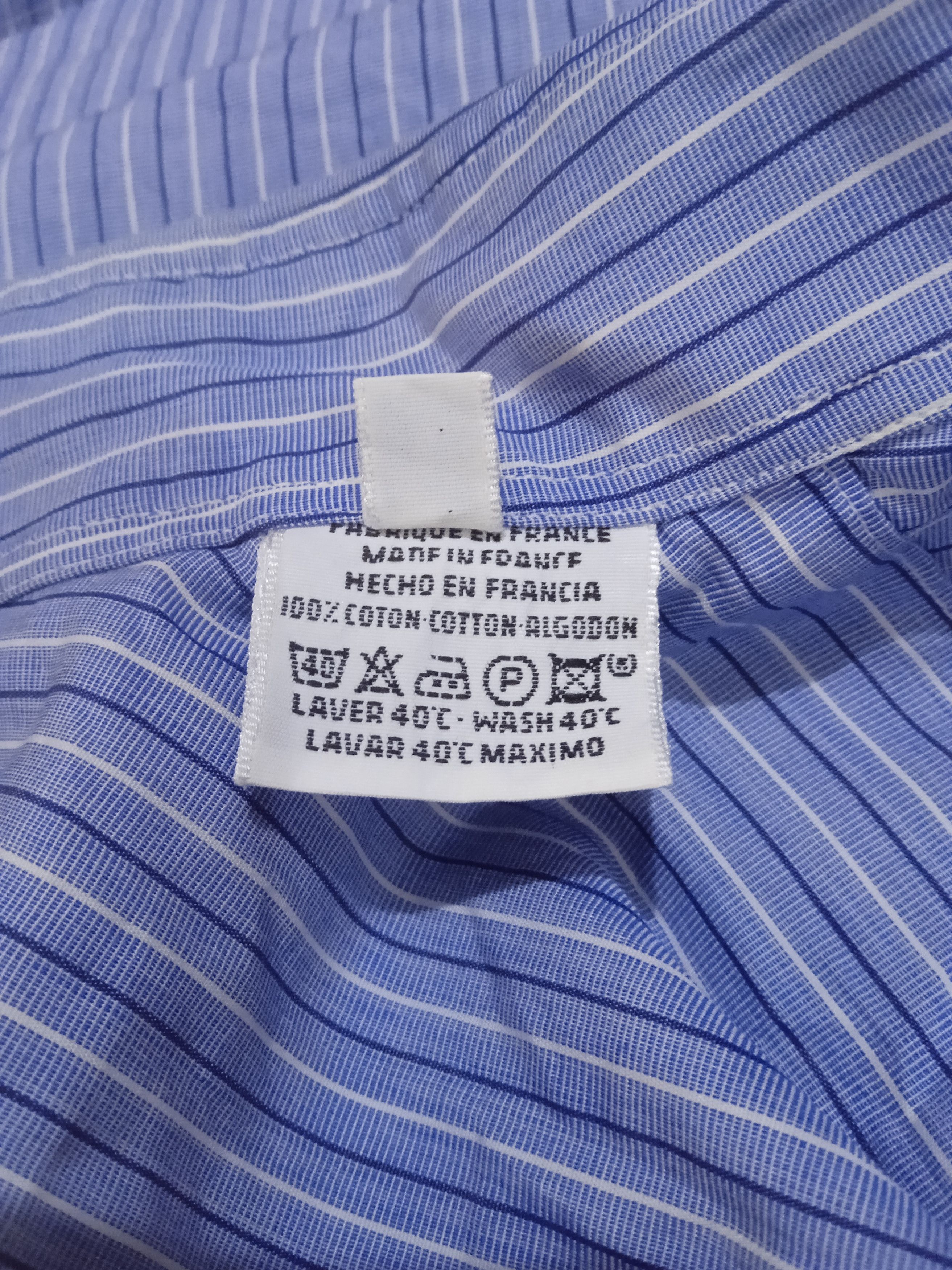 Hermes Hermes Striped Shirt Made in France Size US L / EU 52-54 / 3 - 8 Thumbnail