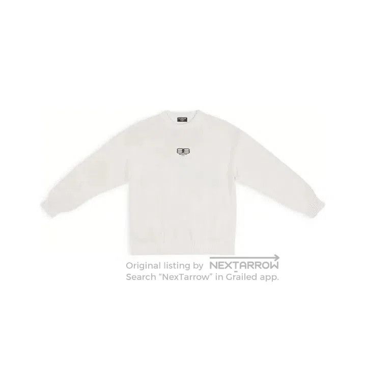 Balenciaga Balenciaga FW22 Embroidered Logo Long Sleeve Sweater. Size US S / EU 44-46 / 1 - 1 Thumbnail