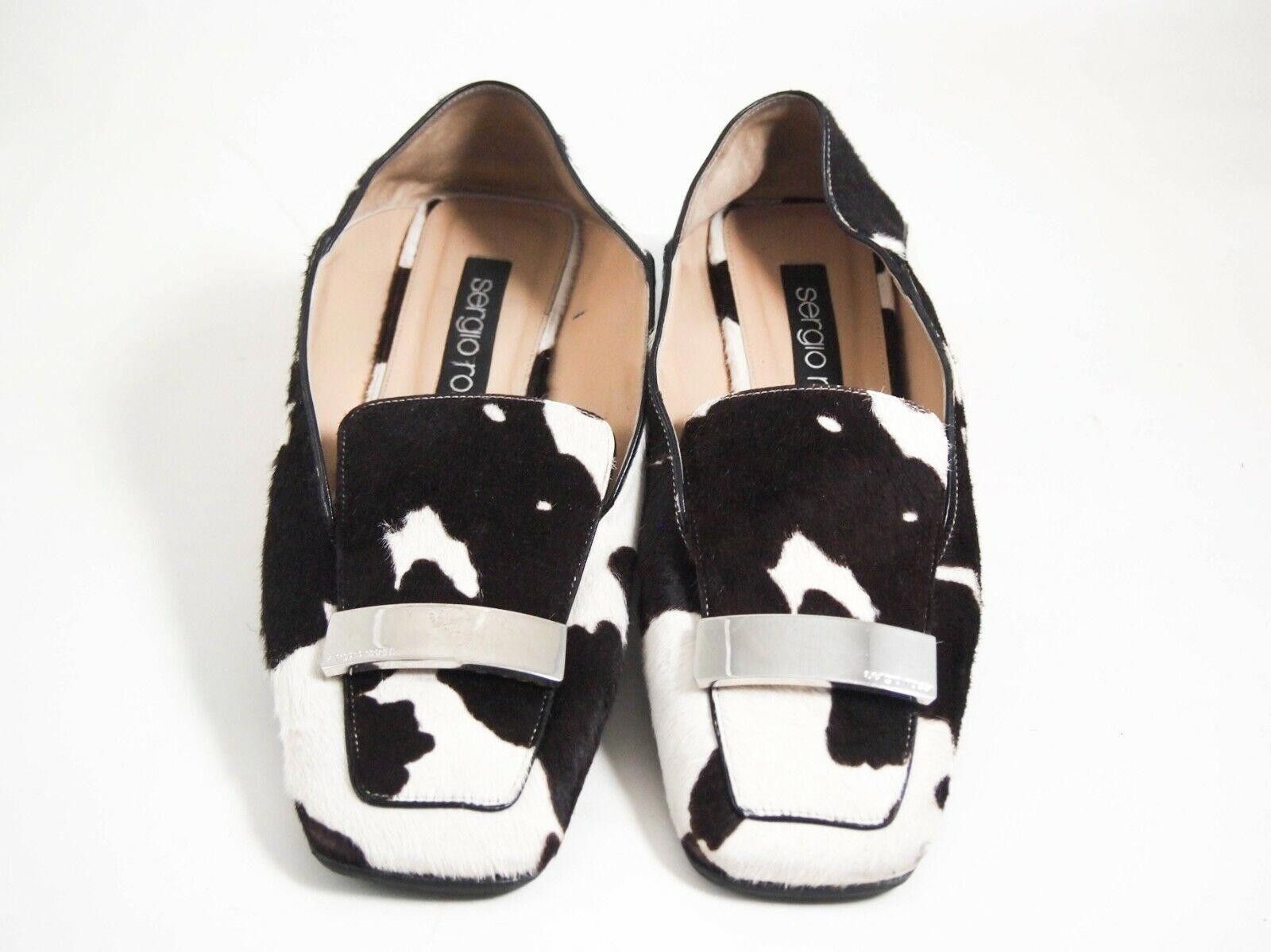 Sergio Rossi Sergio Rossi SR1 Mules Loafers Brown Cowhide EU 38.5 US 8.5 Size US 8.5 / IT 38.5 - 5 Thumbnail