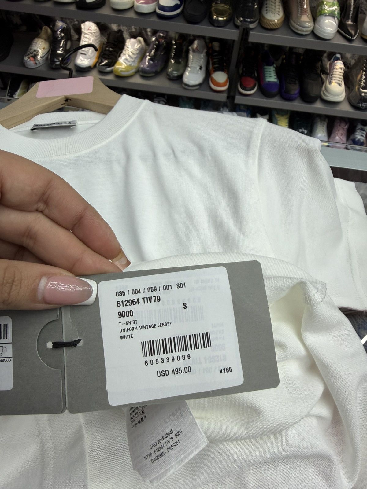 Balenciaga Balenciaga White Mastercard Tee Size S / US 4 / IT 40 - 12 Thumbnail