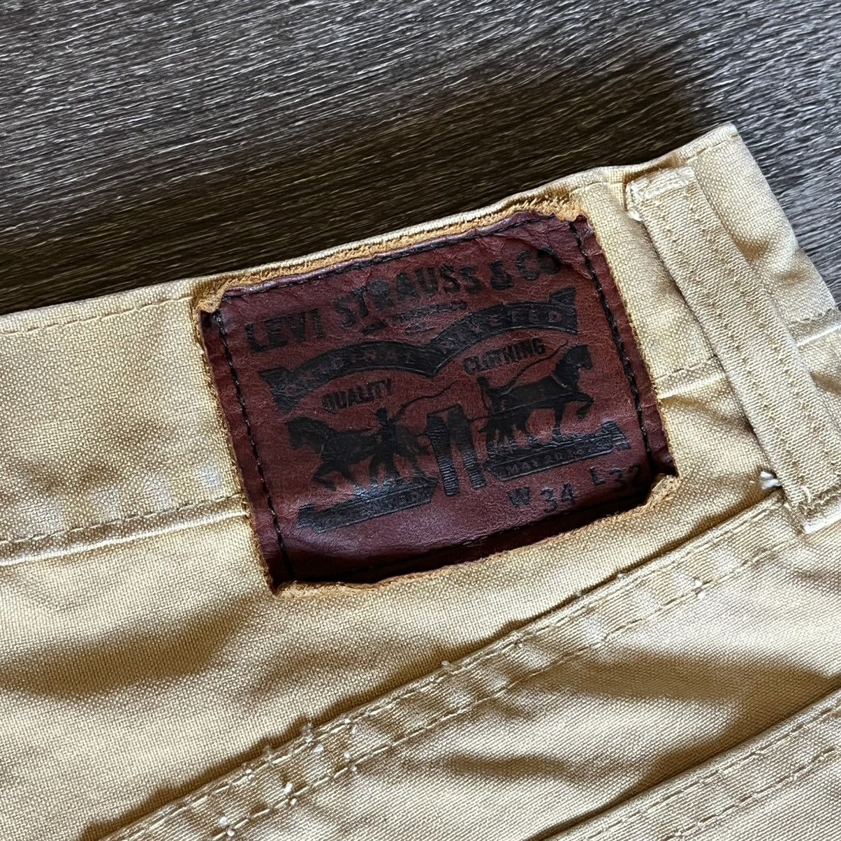 Filson × Levi's Levi’s Filson Tin Cloth 505 Straight Beige Pants Made in USA Size US 32 / EU 48 - 4 Thumbnail