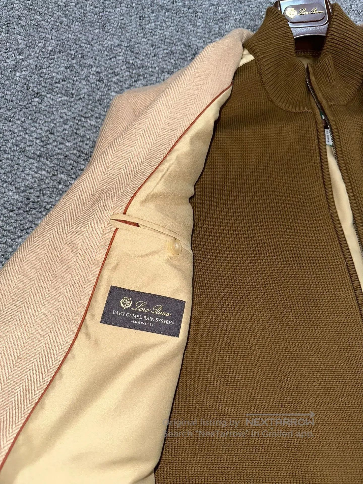 Loro Piana Loro Piana Baby Camel Blazer W/ Detachable Sweater. Size US XXL / EU 58 / 5 - 4 Thumbnail