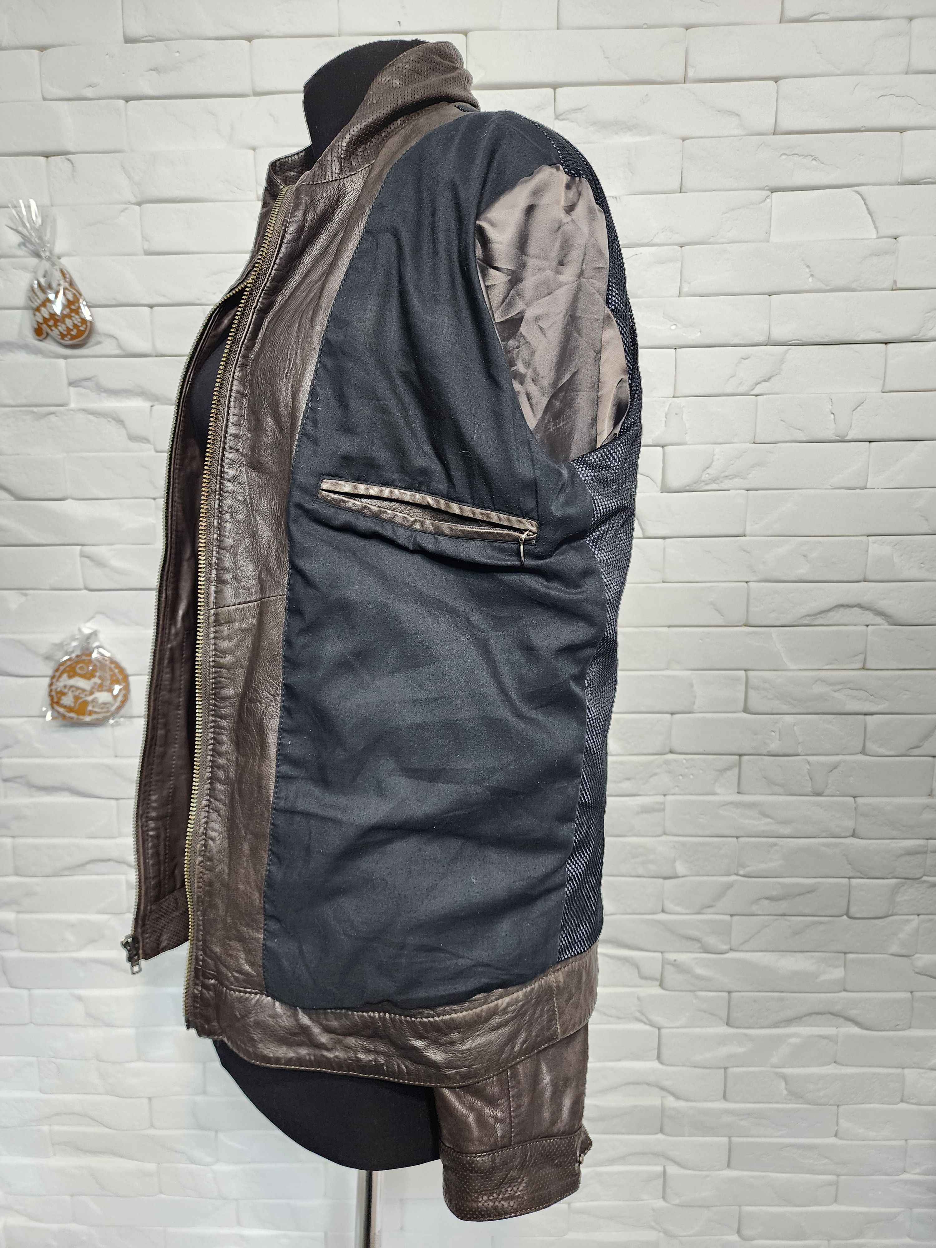 Other Brown Genuine Leather Jacket: Men's Outerwear Size US M / EU 48-50 / 2 - 10 Thumbnail