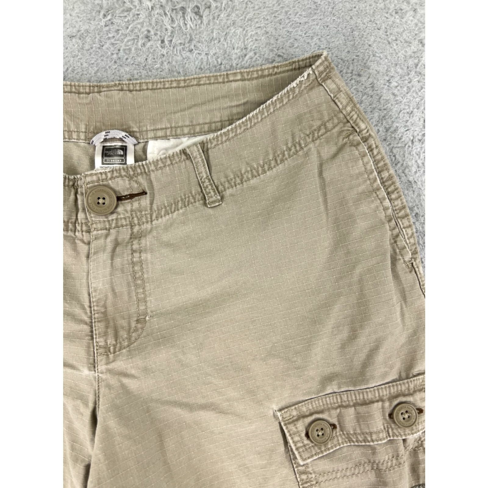 The North Face The North Face Cargo Shorts Womens 10 Regular Beige Cotton Hiking Outdoor Size 32" / US 10 / IT 46 - 5 Thumbnail