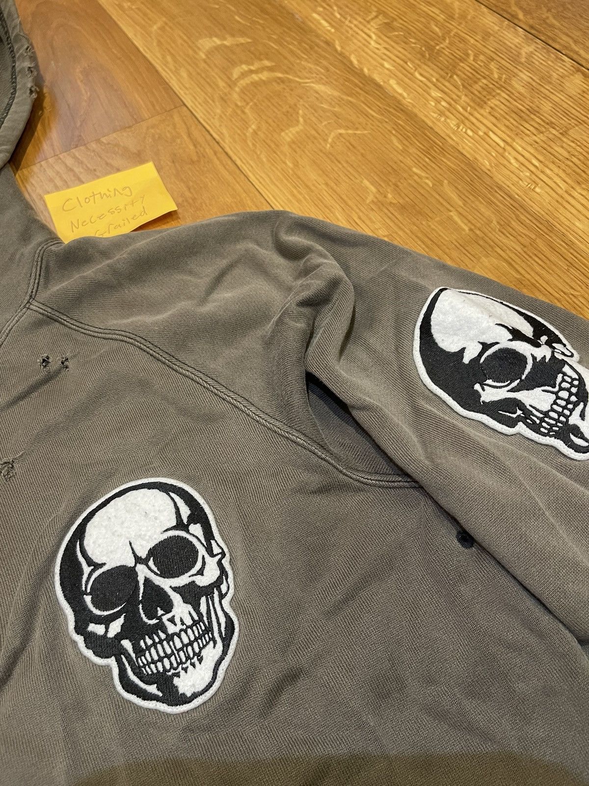 Number (N)ine × Takahiromiyashita The Soloist. Number Nine Double Skull zip up hoodie ss04 Size US M / EU 48-50 / 2 - 4 Thumbnail