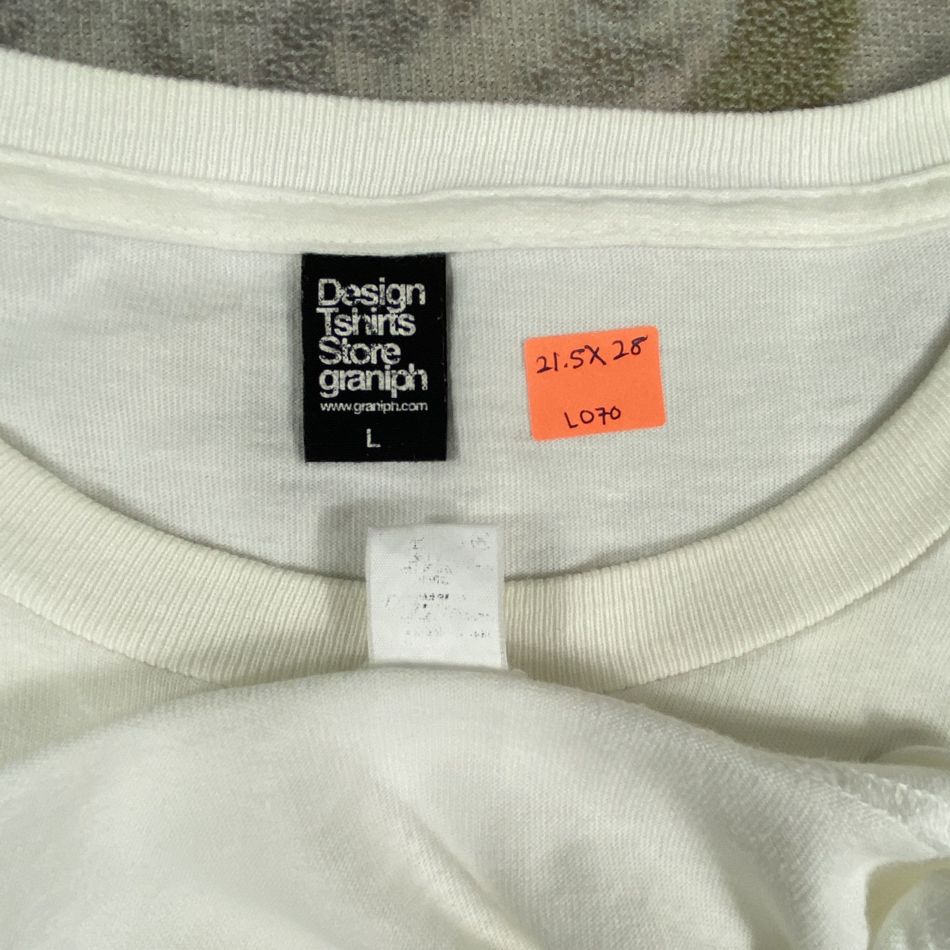 Japanese Brand Vintage Graniph Rude Monkey T-shirt - L070 Size US L / EU 52-54 / 3 - 4 Thumbnail