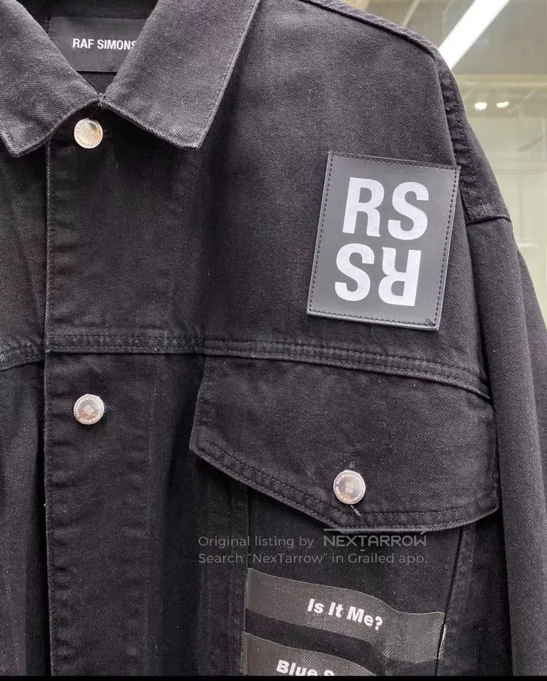 Raf Simons Raf Simons 18SS silhouette OS floral denim jacket Size US S / EU 44-46 / 1 - 3 Thumbnail