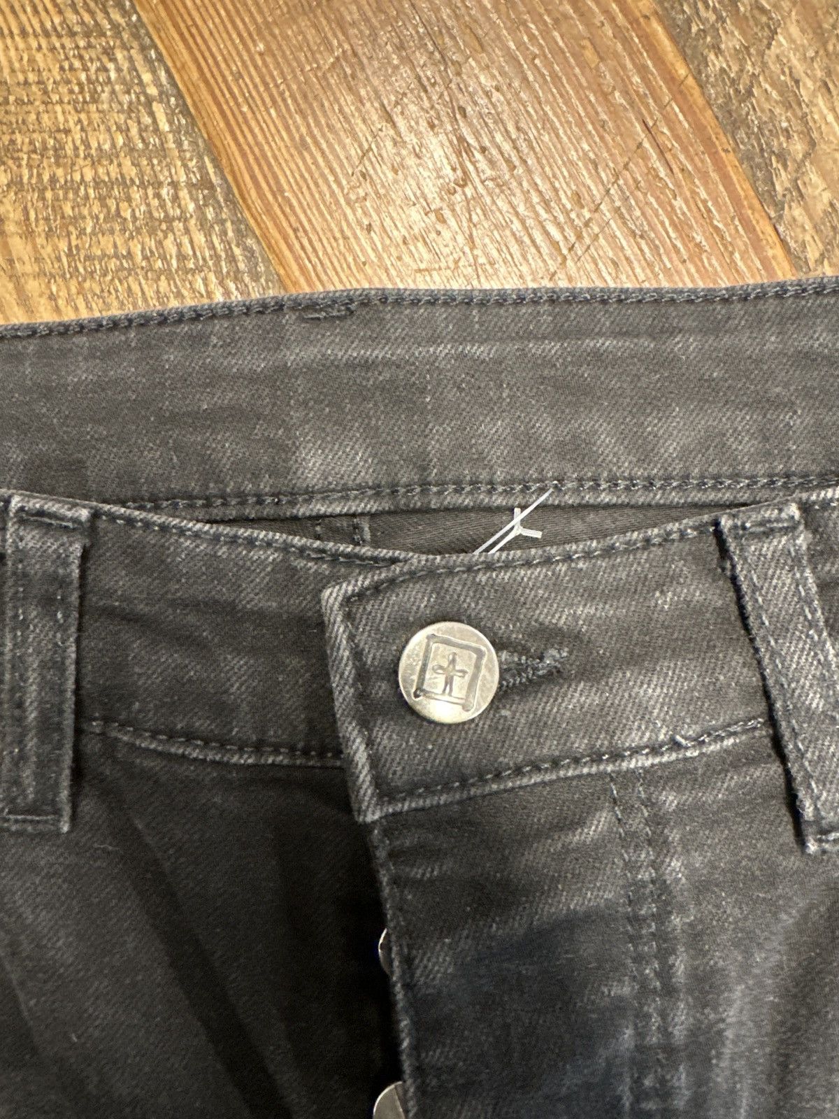 Ksubi Ksubi Plain Black Denim Jeans Size 31 Size US 31 - 3 Thumbnail