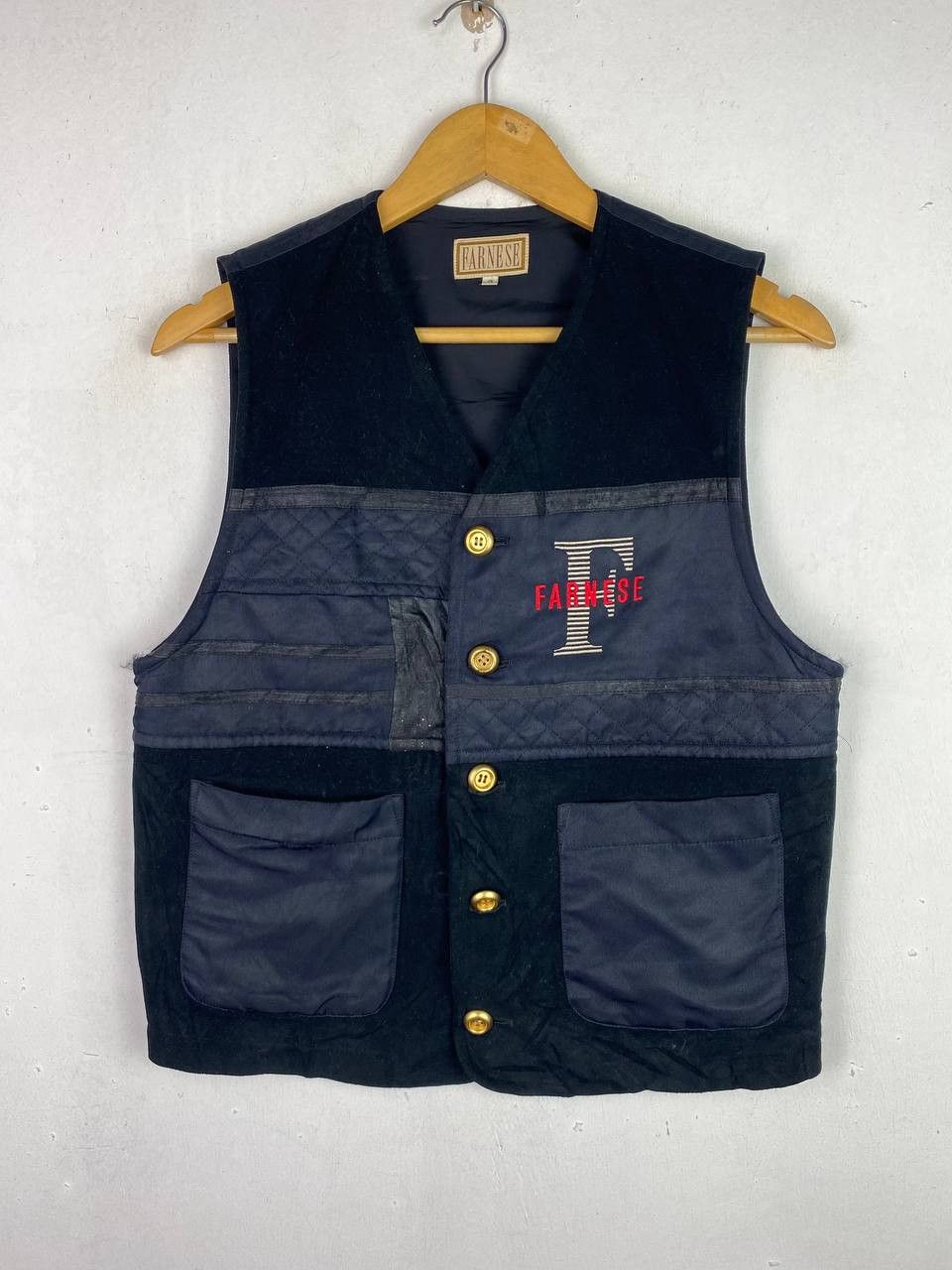 Japanese Brand farnese japanese brands embroided vest nice design Size US M / EU 48-50 / 2 - 2 Thumbnail