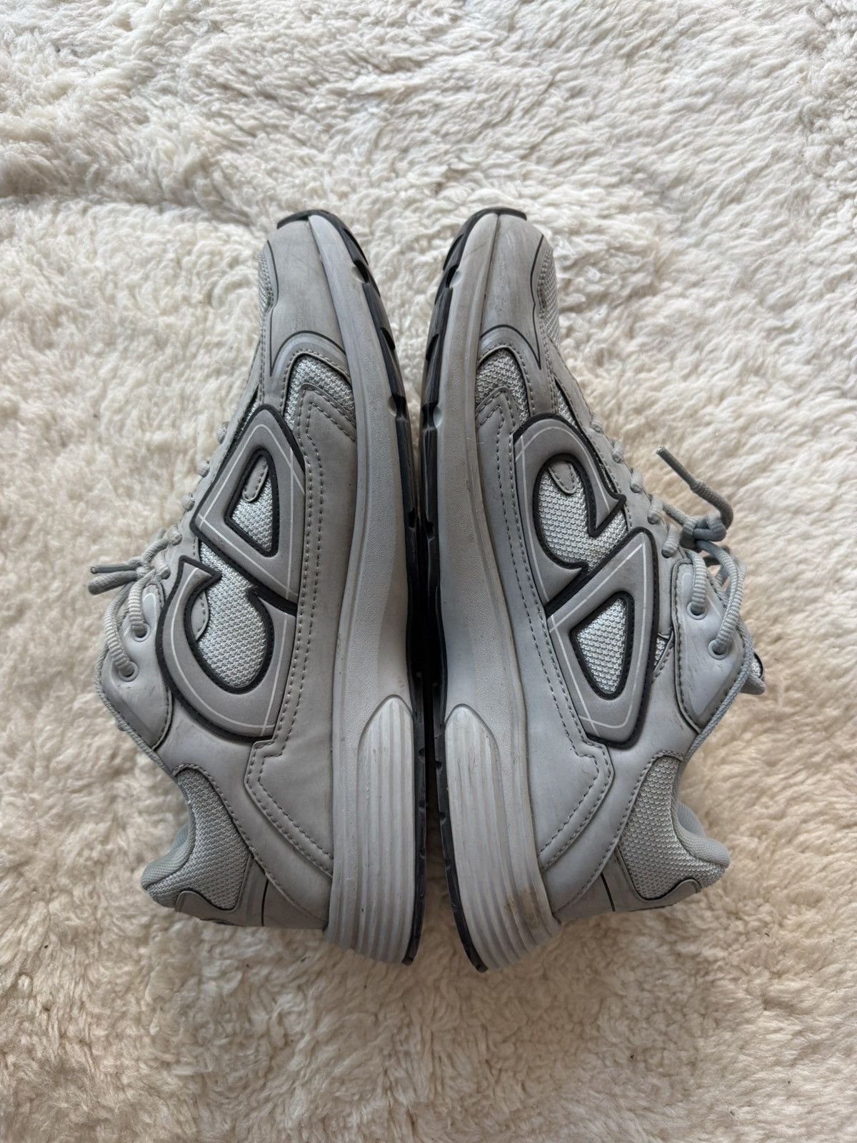 Dior B30 Silver Gray Dior Sneakers Size US 11 / EU 44 - 6 Thumbnail