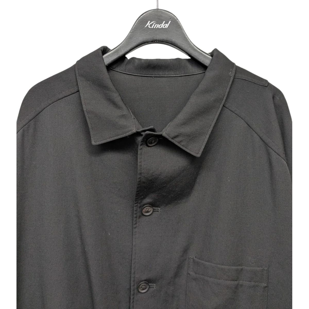 Yohji Yamamoto pour homme wool gabardine shirt jacket