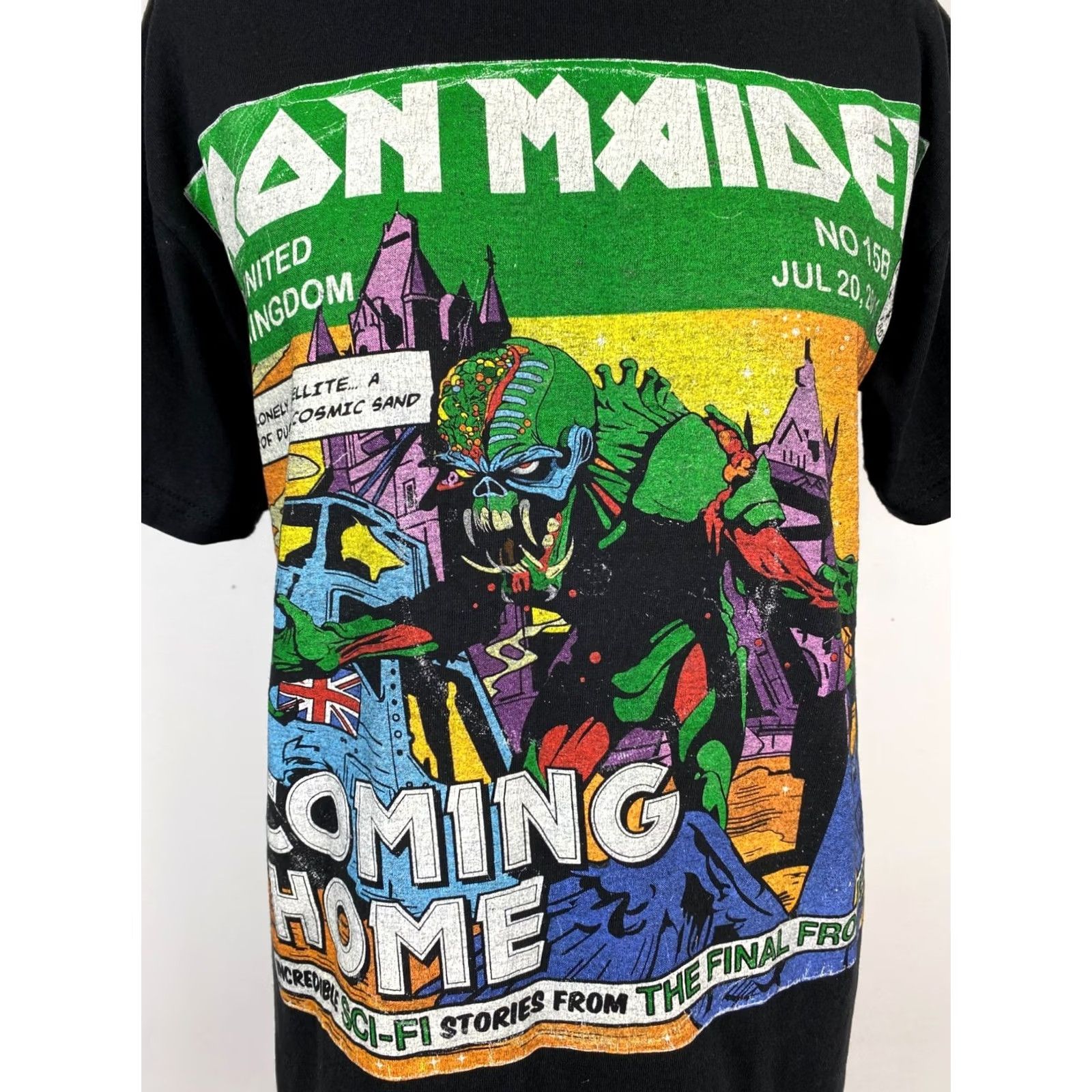 Fruit Of The Loom Iron Maiden The Final Frontier United Kingdom 2011 mens shirt M heavy cotton Black Shirt Mens M Iron Maiden Final Frontier 2011 Size US M / EU 48-50 / 2 - 2 Thumbnail