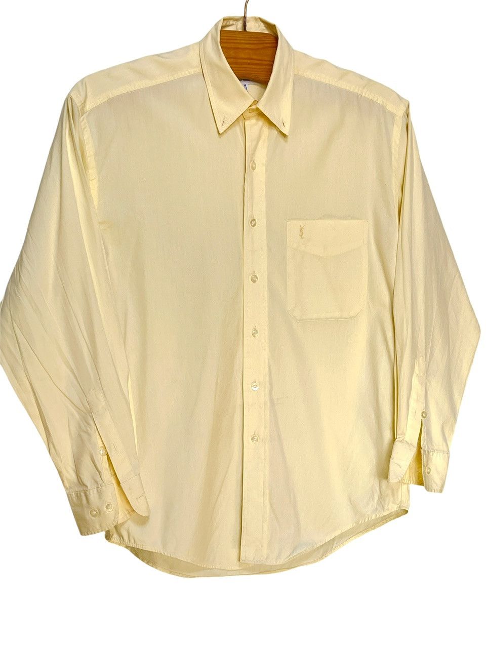 Yves Saint Laurent 🔥yellow YSL Yves Saint Laurent shirt size M Size US M / EU 48-50 / 2 - 2 Thumbnail
