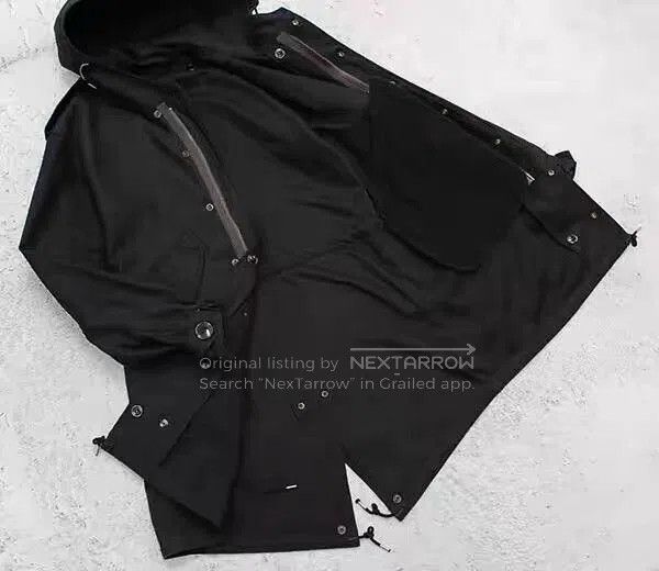 Buzz Rickson's Black Hooded Parka - Size M. Size US M / EU 48-50 / 2 - 2 Thumbnail