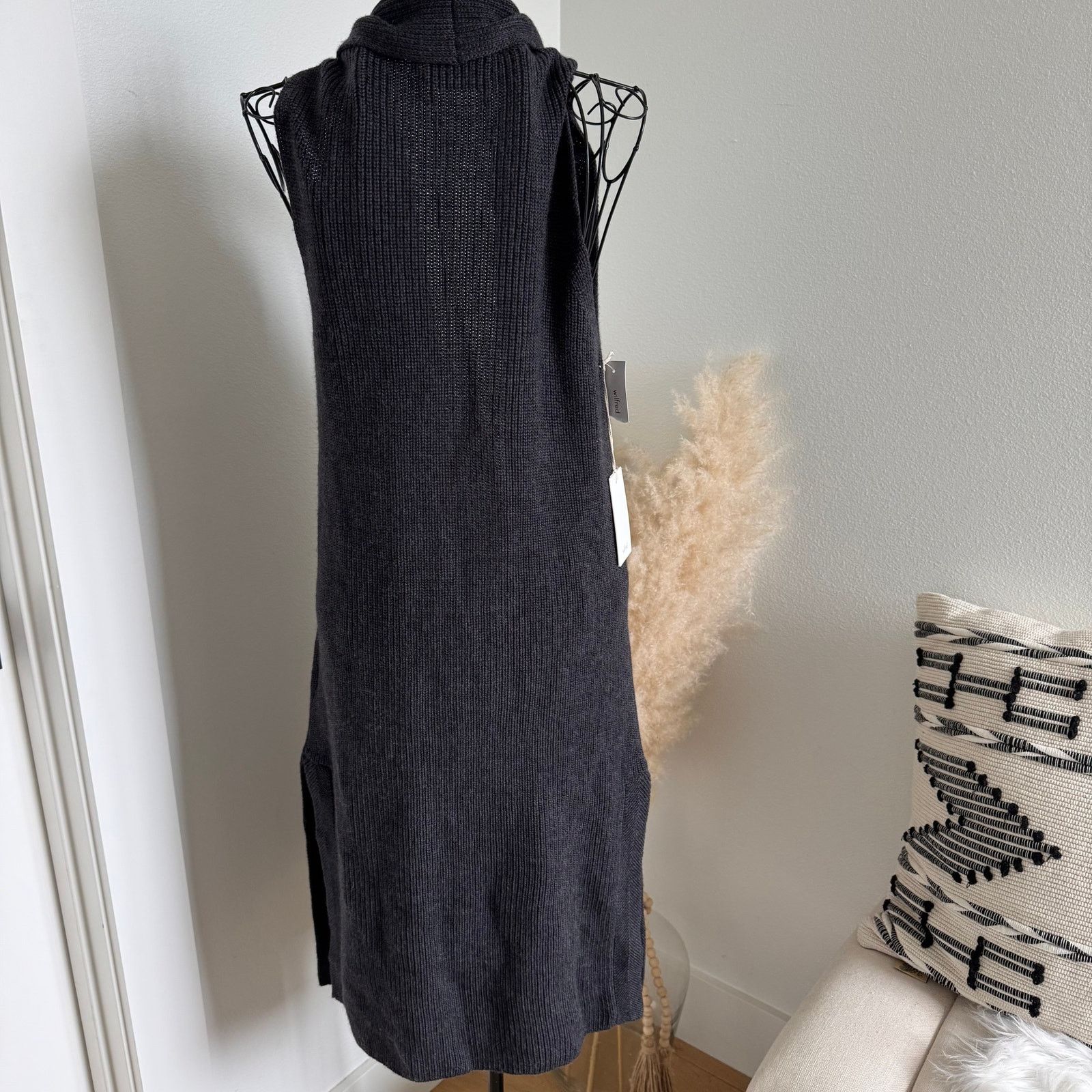 Aritzia Aritzia Wilfred Dunkirk Long Sweater Vest | Merino Wool Knit Size S / US 4 / IT 40 - 3 Thumbnail
