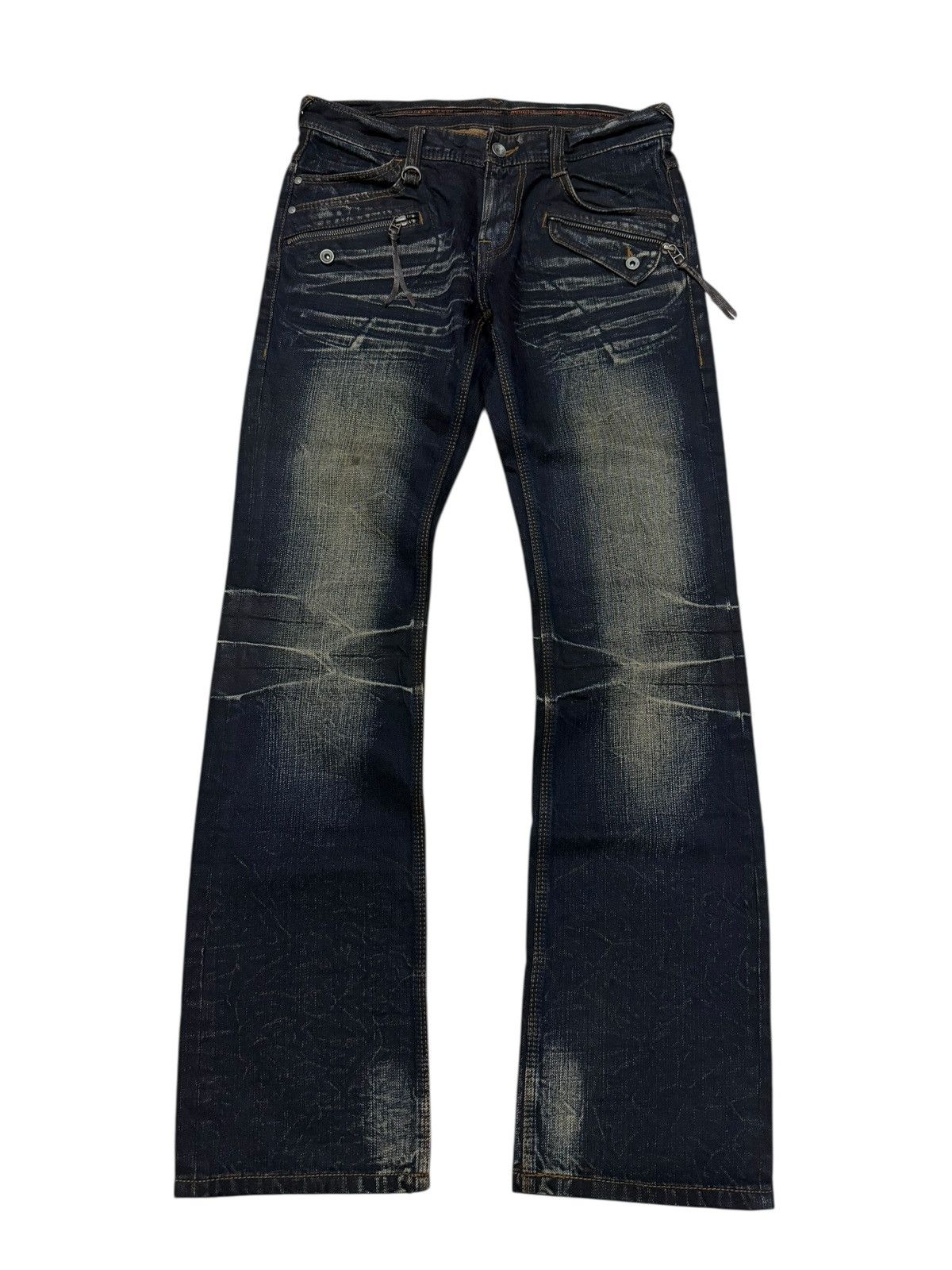 If Six Was Nine Flared Jeans Nicole Club Japan Boot Cut Denim Size US 29 - 3 Thumbnail