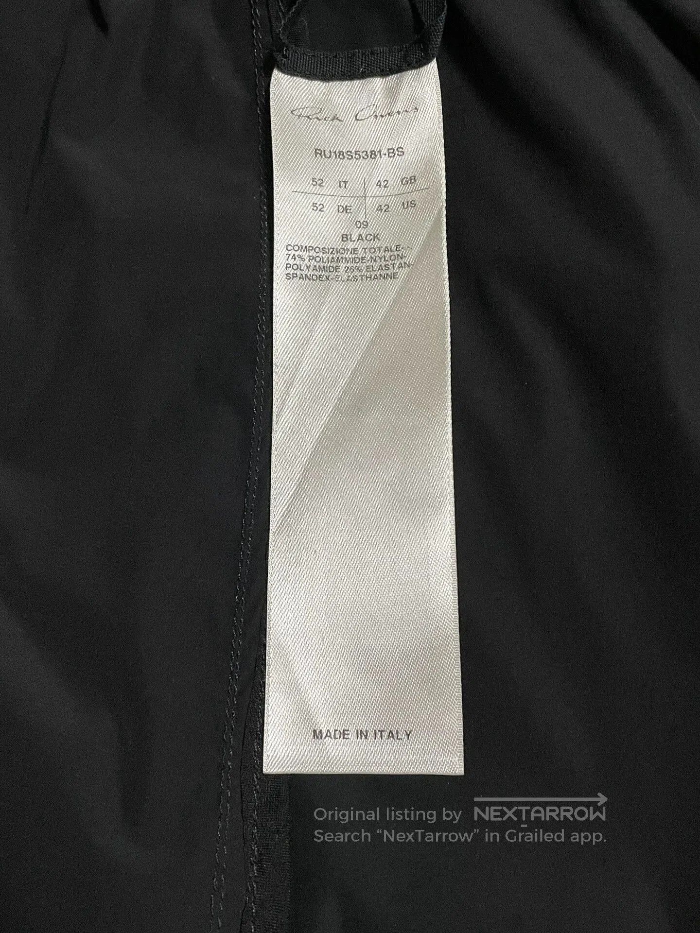 Rick Owens rick owens black cropped pants 52 size. Size US 42 / EU 58 - 3 Thumbnail