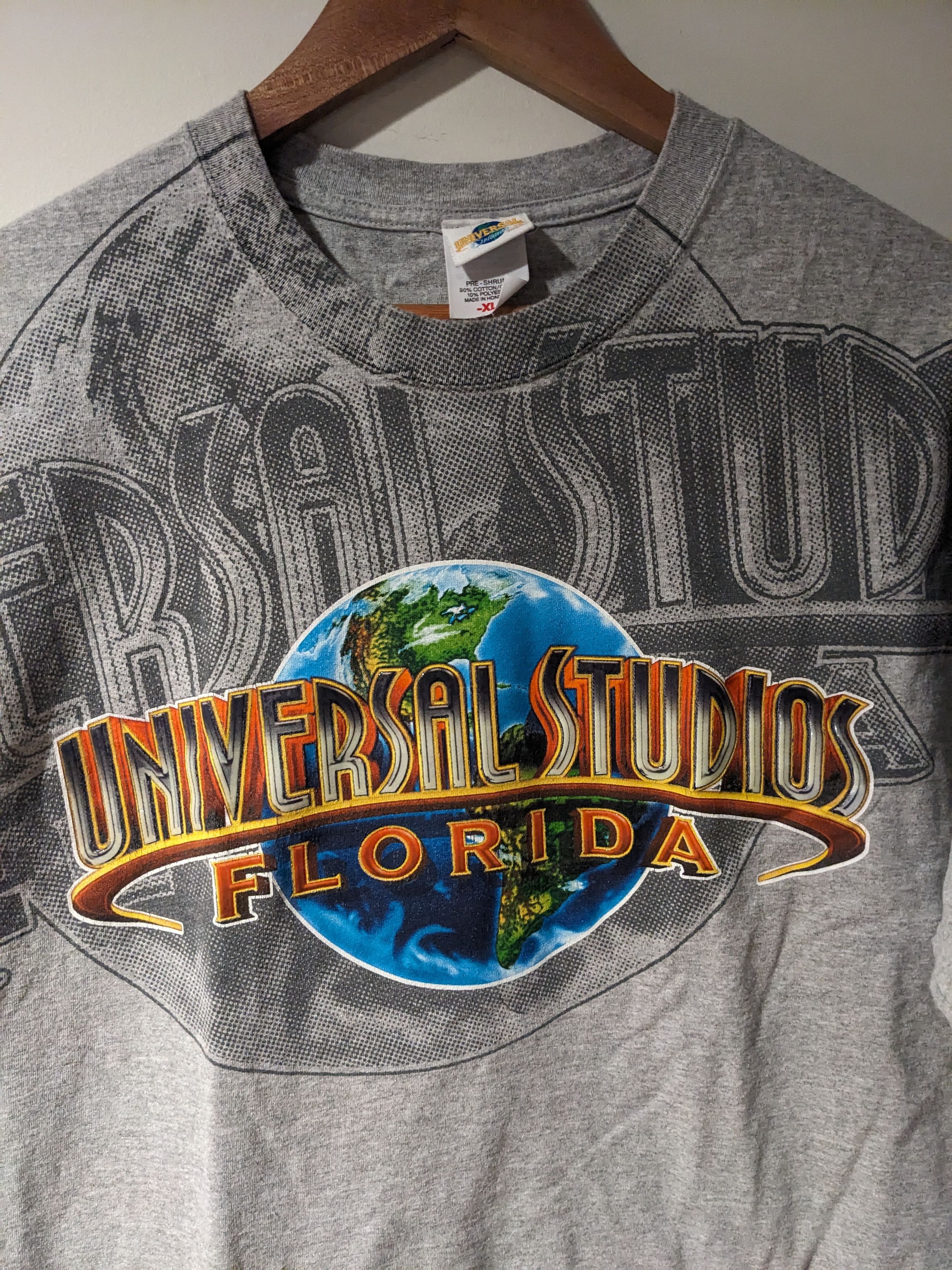 Universal Studios Vintage Y2K Universal Studios Florida Amusement Park T-Shirt Size US XL / EU 56 / 4 - 2 Thumbnail
