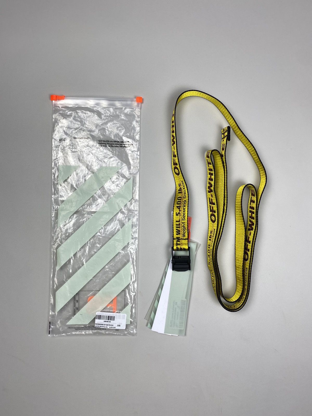 Off-White BNWT! Off-white Carry OV Mini Industrial belt one Size Size ONE SIZE - 3 Thumbnail