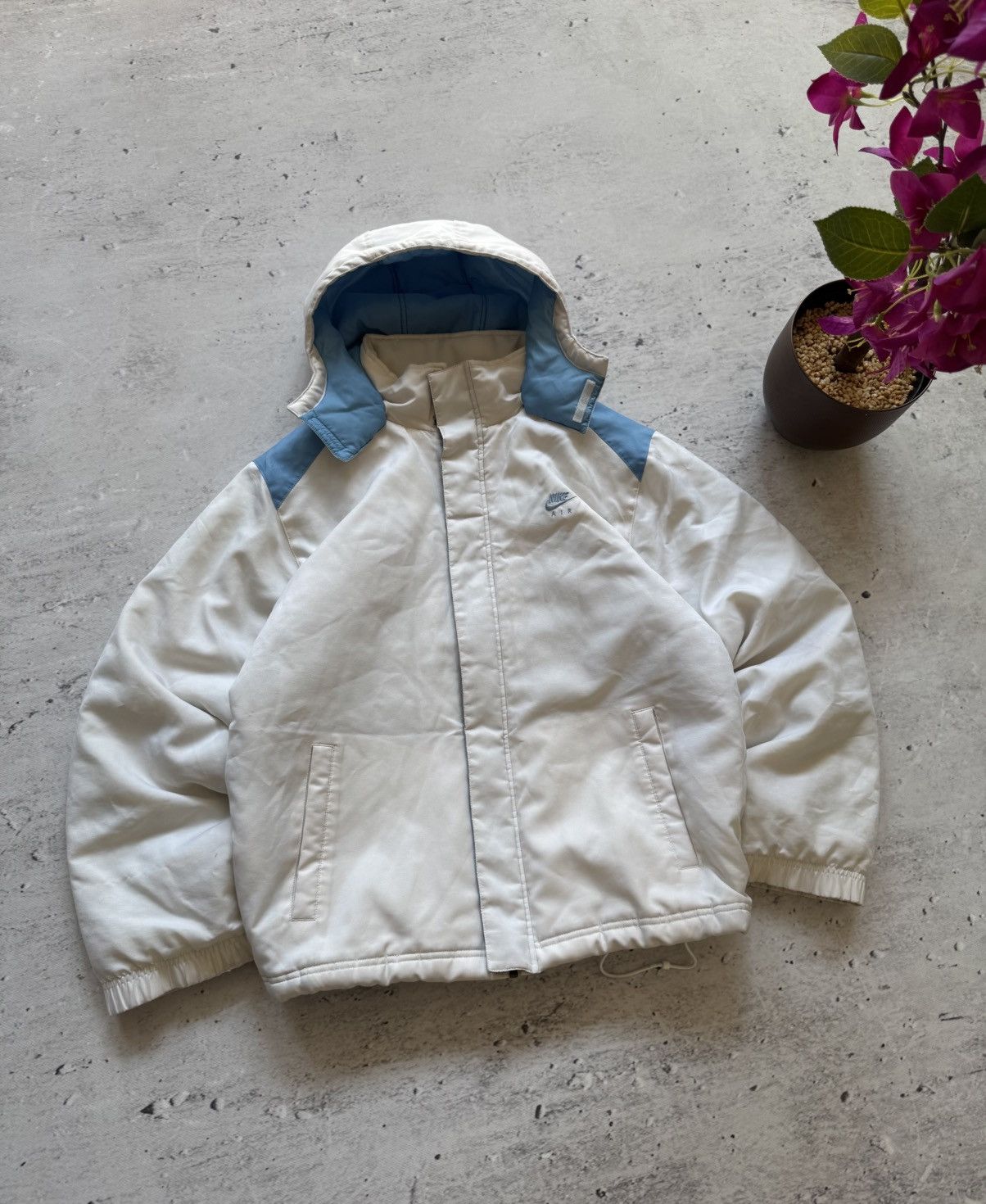 Nike × Vintage NIKE AIR MAX VINTAGE BASIC LOGO OVERSIZE BAGGY LIGHT JACKET Size US S / EU 44-46 / 1 - 1 Thumbnail