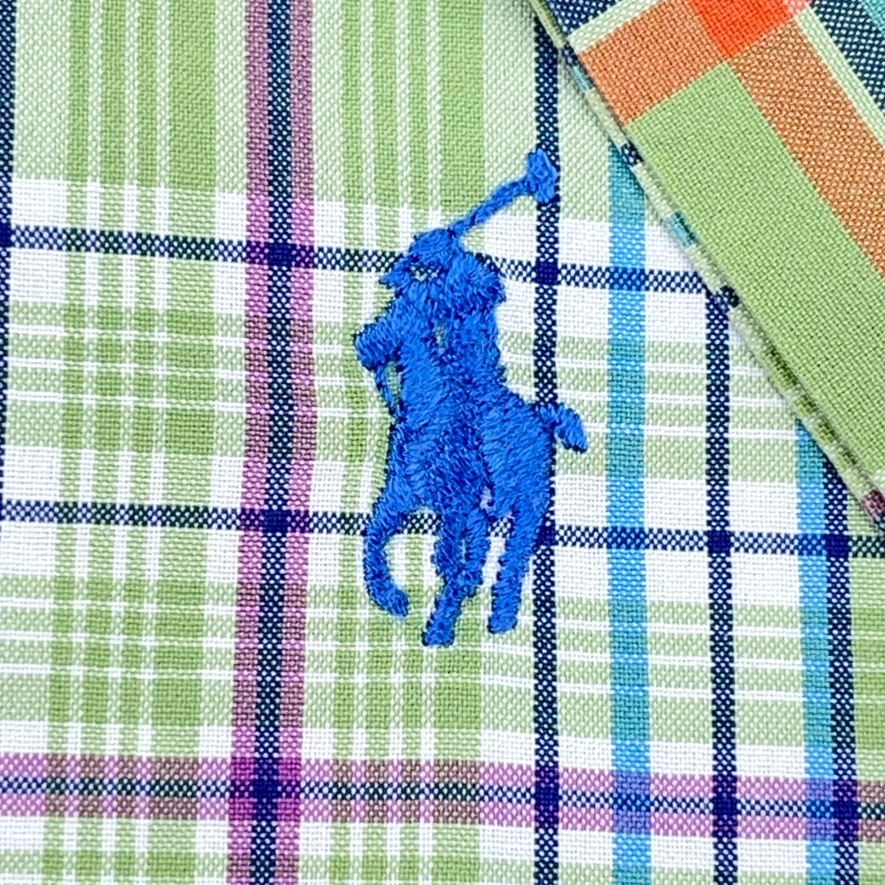 Ralph Lauren Ralph Lauren Button-Up Shirt Men Large Green Blue Plaid Classic Fit Casual Size US L / EU 52-54 / 3 - 4 Thumbnail